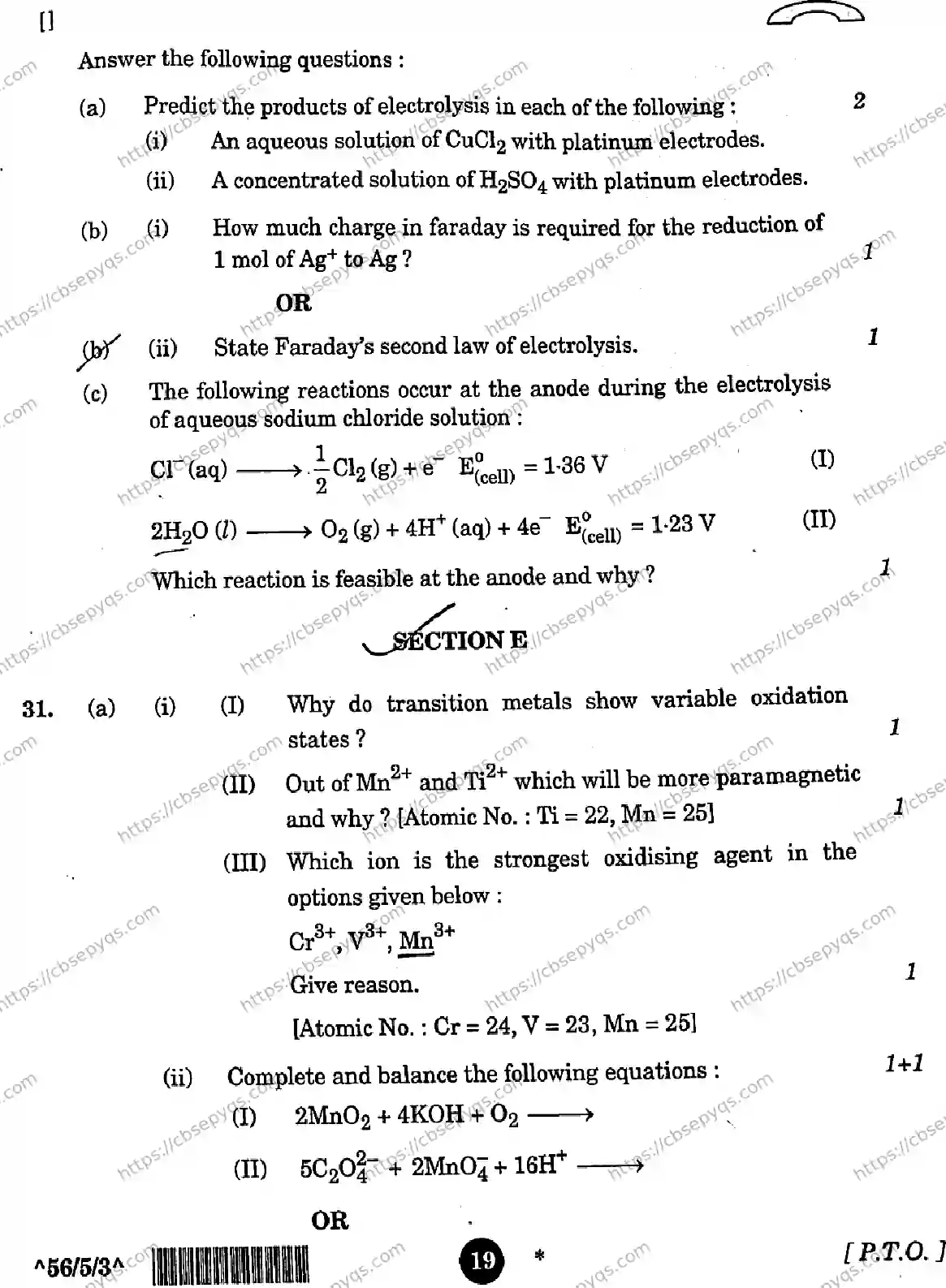 CBSE-Board-12-Previous-Year-Question-Papers-Papers-2026-CHEMISTRY-QSRP-SET-F-Page-19 Image