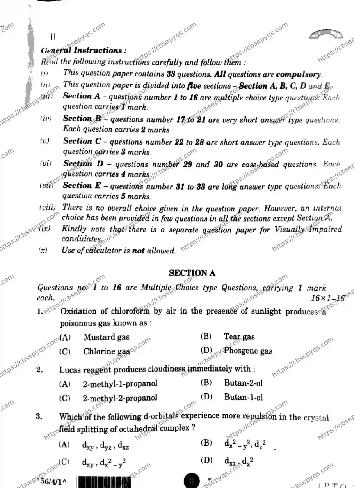 CBSE-Board-12-Previous-Year-Question-Papers-Papers-2026-CHEMISTRY-SQRP-SET-A-Page-3 Image