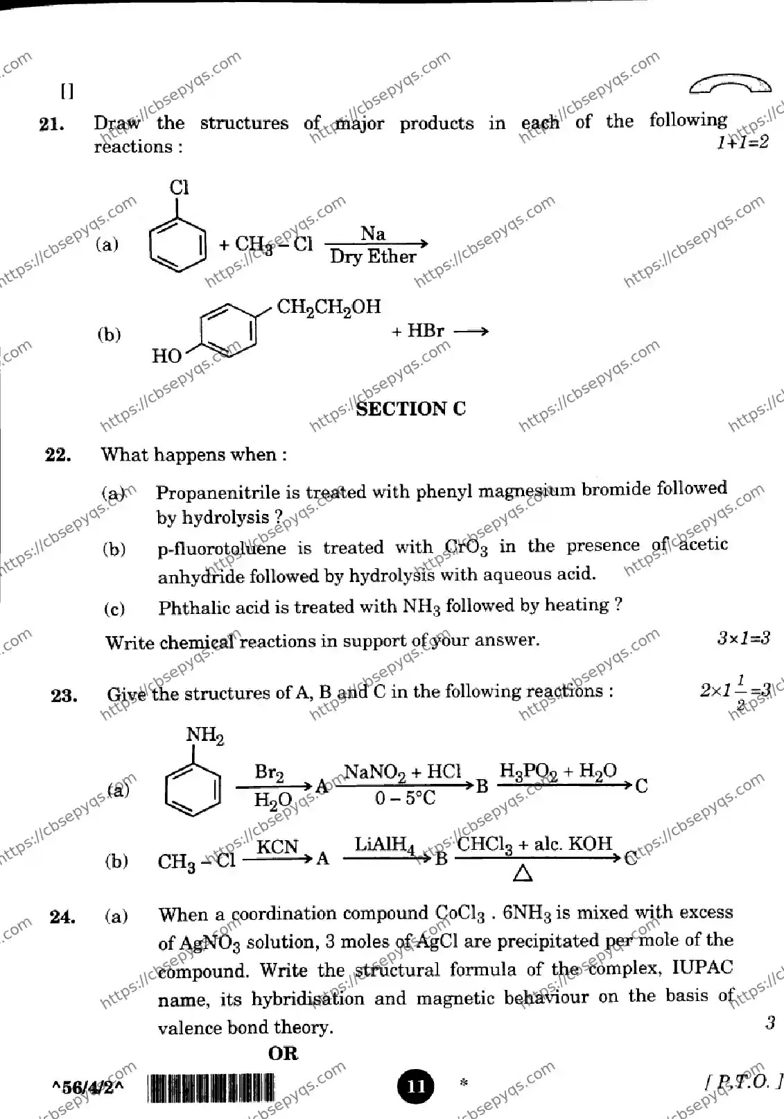 CBSE-Board-12-Previous-Year-Question-Papers-Papers-2026-CHEMISTRY-SQRP-SET-B-Page-11 Image