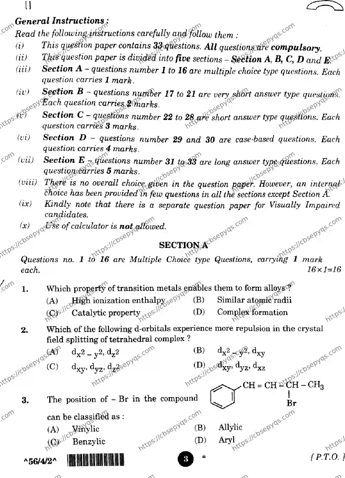 CBSE-Board-12-Previous-Year-Question-Papers-Papers-2026-CHEMISTRY-SQRP-SET-B-Page-3 Image