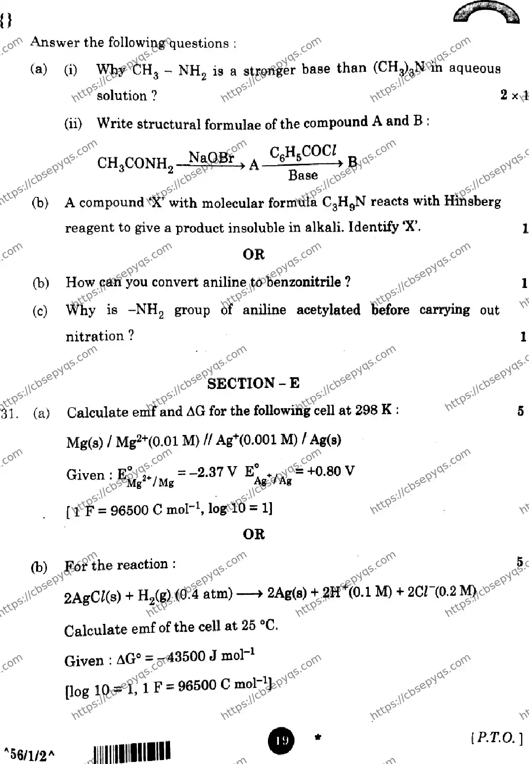 CBSE-Board-12-Previous-Year-Question-Papers-Papers-2026-CHEMISTRY-SQRP-SET-I-Page-19 Image
