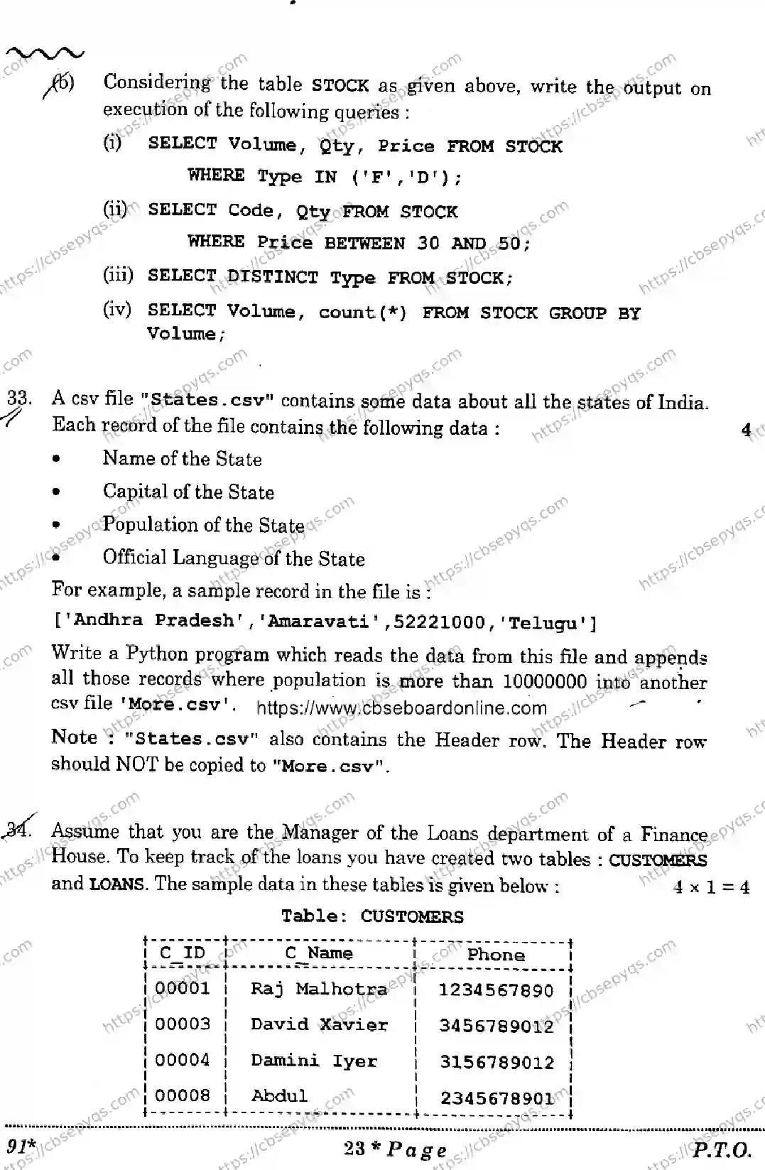 CBSE-Board-12-Previous-Year-Question-Papers-Papers-2026-COMPUTER-SCIENCE-QSPR-SET-Page-23 Image
