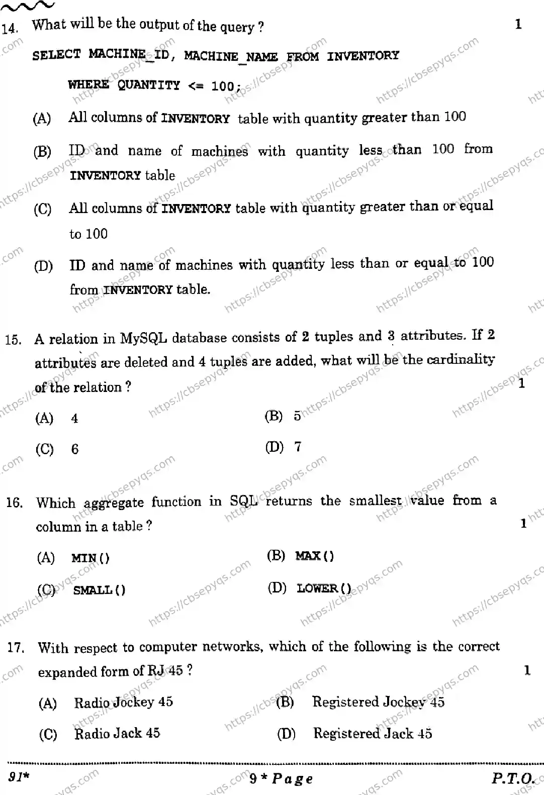 CBSE-Board-12-Previous-Year-Question-Papers-Papers-2026-COMPUTER-SCIENCE-QSPR-SET-Page-9 Image