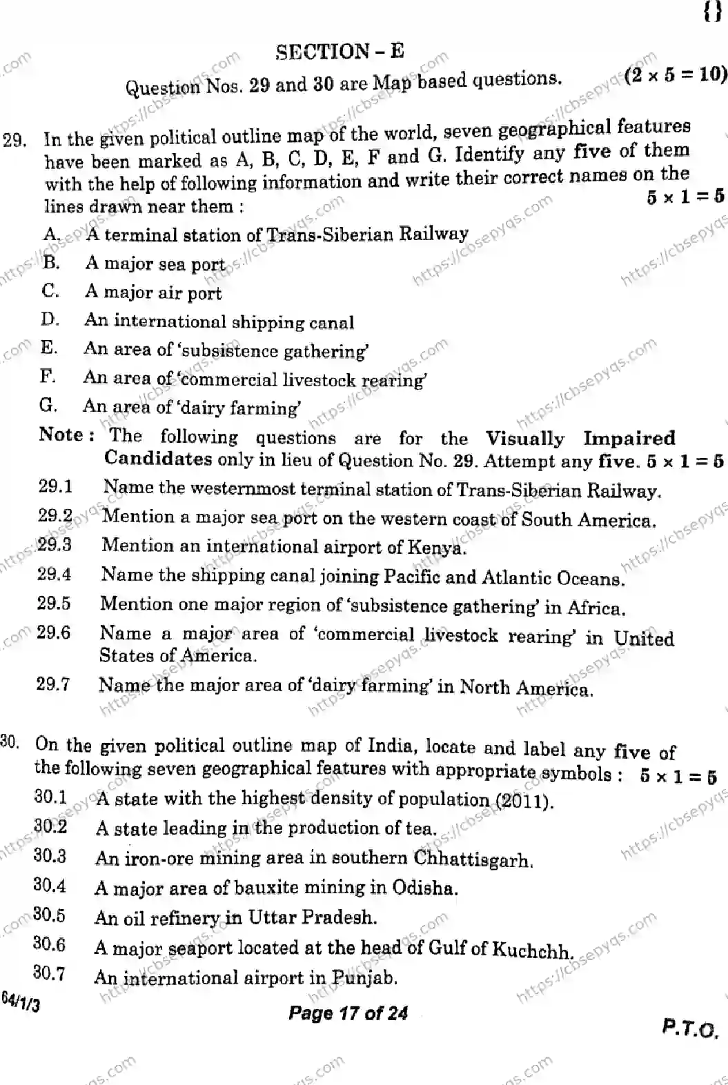 CBSE-Board-12-Previous-Year-Question-Papers-Papers-2026-GEOGRAPHY-QRPS-SET-Page-17 Image