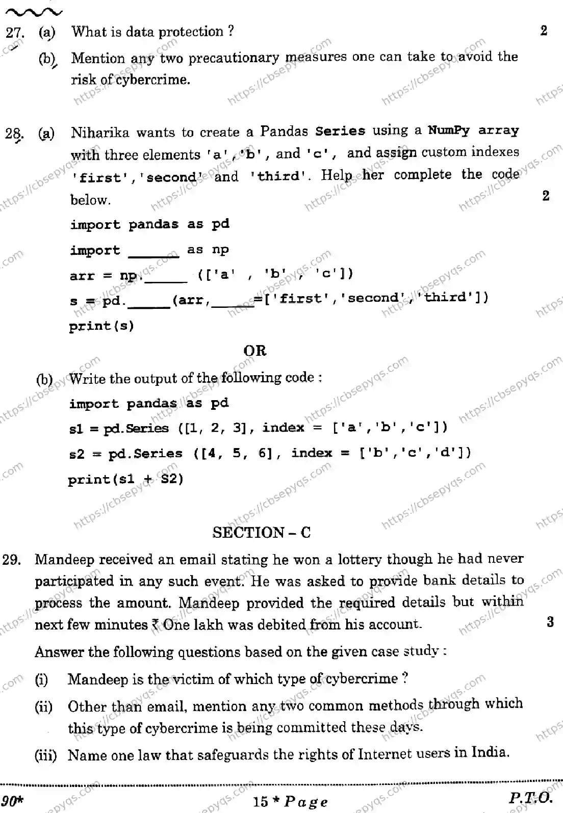 CBSE-Board-12-Previous-Year-Question-Papers-Papers-2026-INFORMATICS-PRACTICES-QSPR-SET-Page-15 Image
