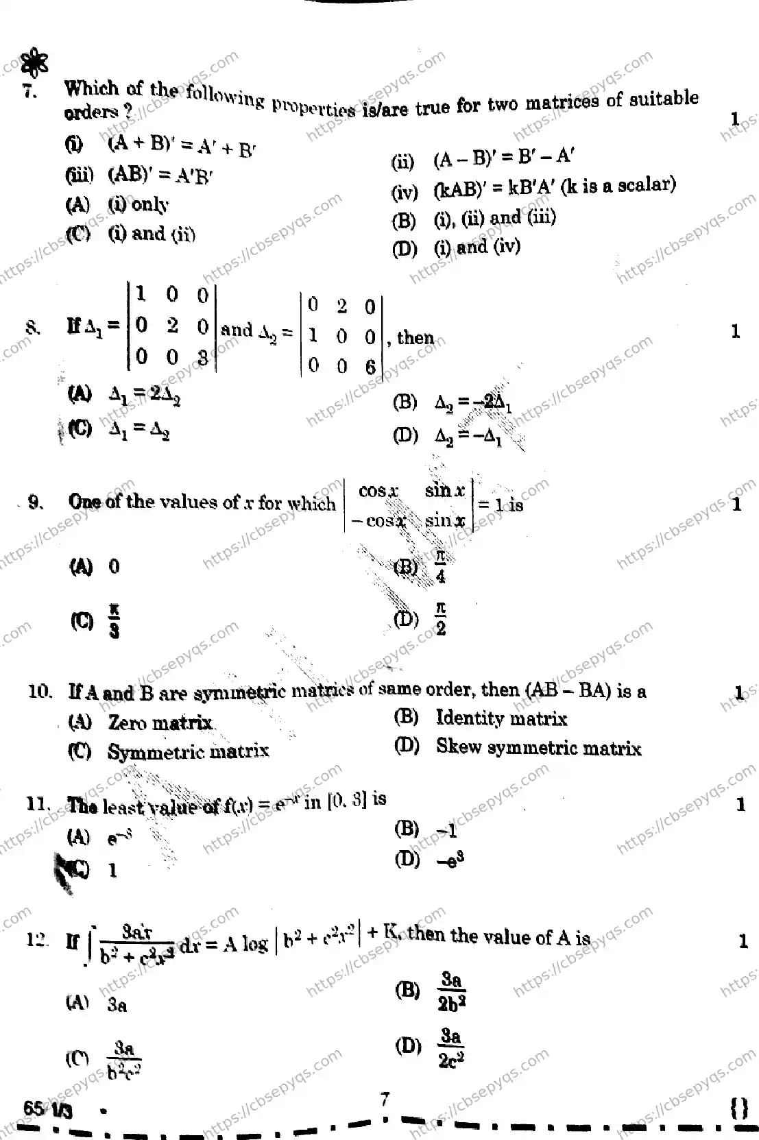 CBSE-Board-12-Previous-Year-Question-Papers-Papers-2026-MATHEMATICS-PQRS-Page-7 Image