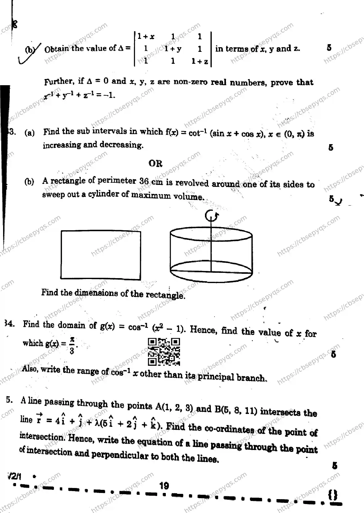 CBSE-Board-12-Previous-Year-Question-Papers-Papers-2026-MATHEMATICS-PQSR-SET-A-Page-10 Image