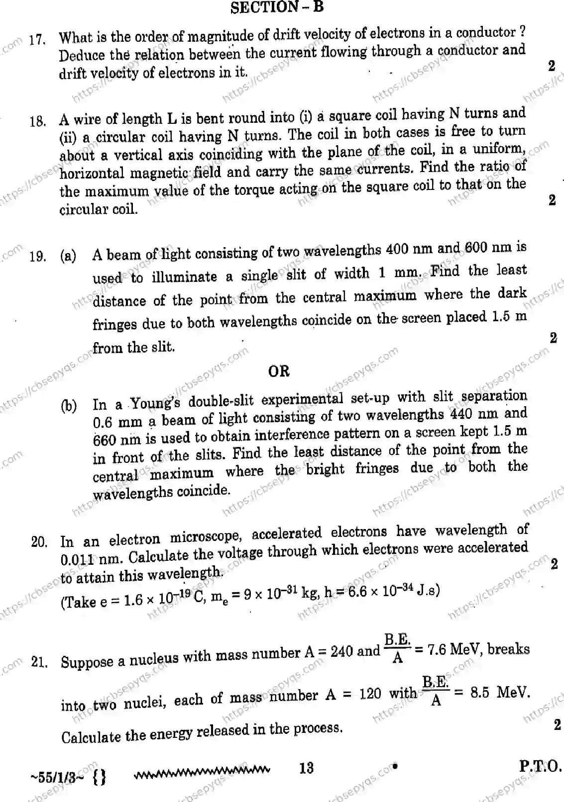 CBSE-Board-12-Previous-Year-Question-Papers-Papers-2026-PHYSICS-QPSR-SET-D-Page-13 Image