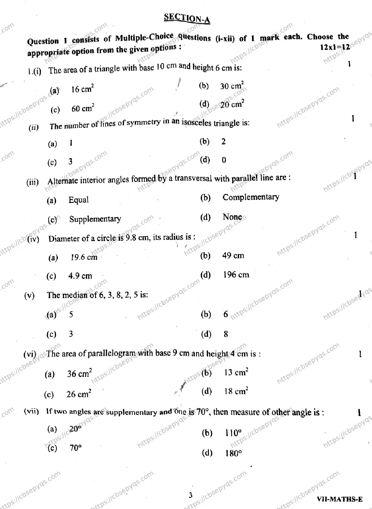 CBSE-Board-7-Previous-Year-Half-Yearly-Papers-2026-MID-TERM-MATHEMATICS-Page-2 Image