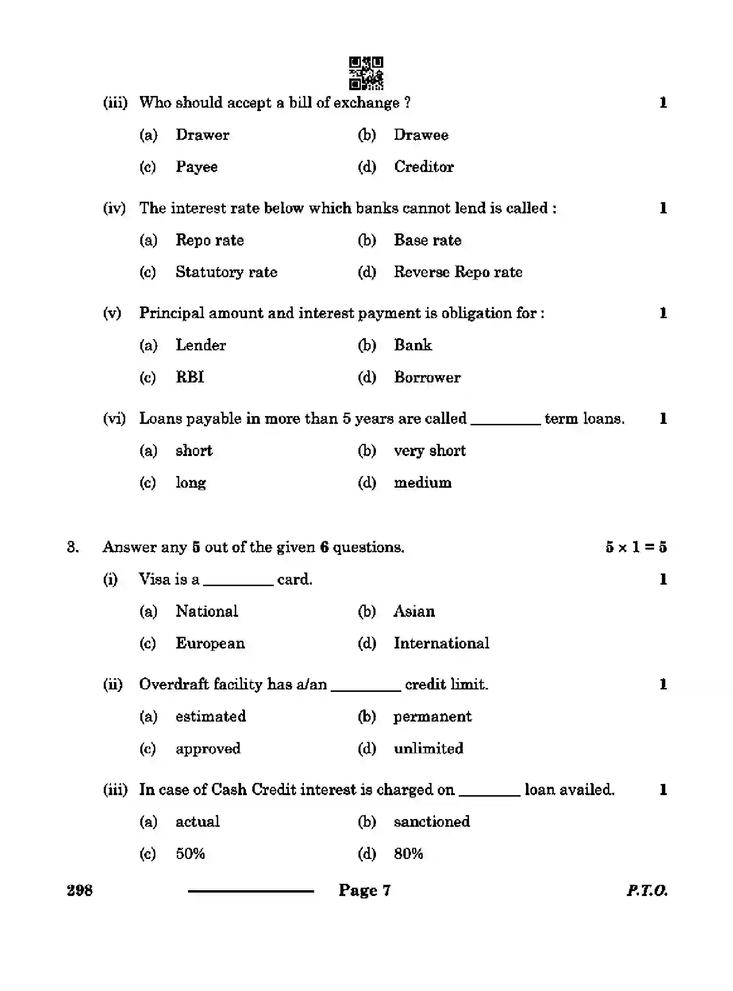 CBSE-Class-10-Previous-Year-Question-Papers-BANKING-AND-INSURANCE-CDBA-SET-4-Page-7 Image