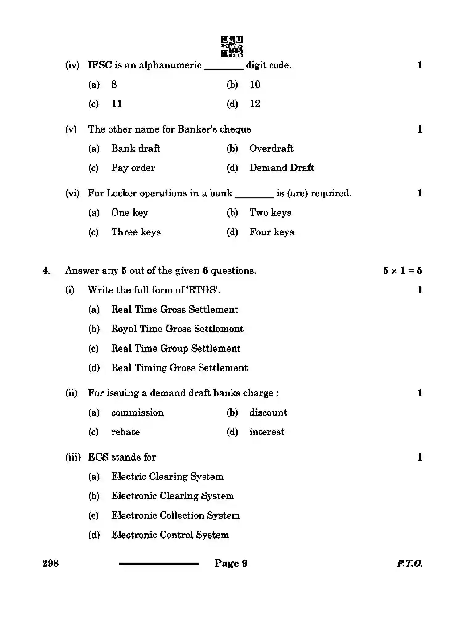 CBSE-Class-10-Previous-Year-Question-Papers-BANKING-AND-INSURANCE-CDBA-SET-4-Page-9 Image