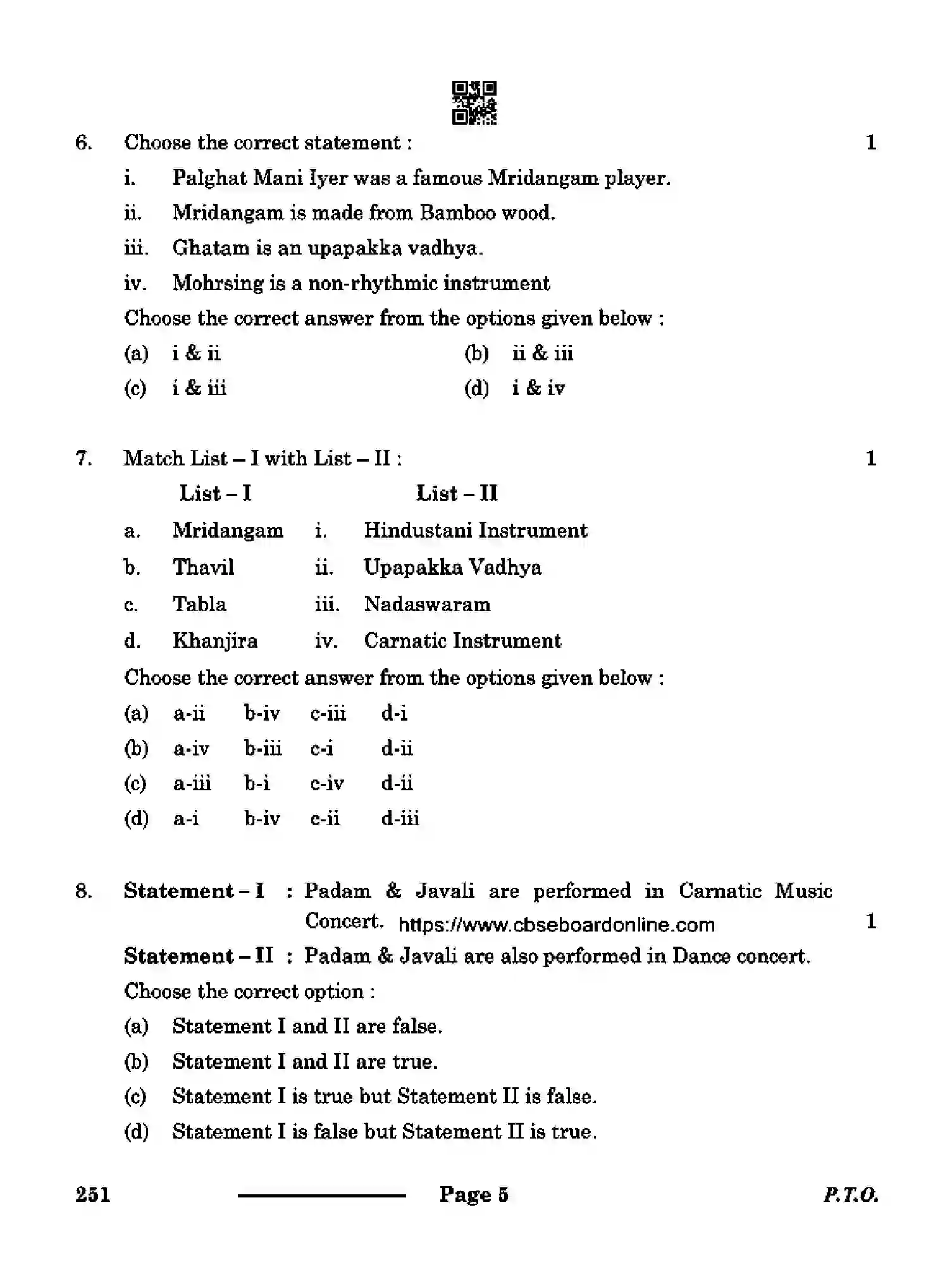 CBSE-Class-10-Previous-Year-Question-Papers-CARNATIC-MUSIC-PERCUSSION-INSTRUMENTS-CDBA-SET-4-Page-5 Image