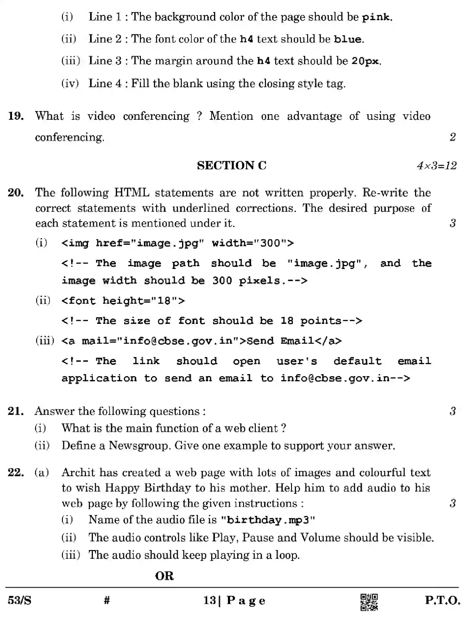 CBSE-Class-10-Previous-Year-Question-Papers-COMPUTER-APPLICATION-EFGH-S-SET-4-Page-13 Image