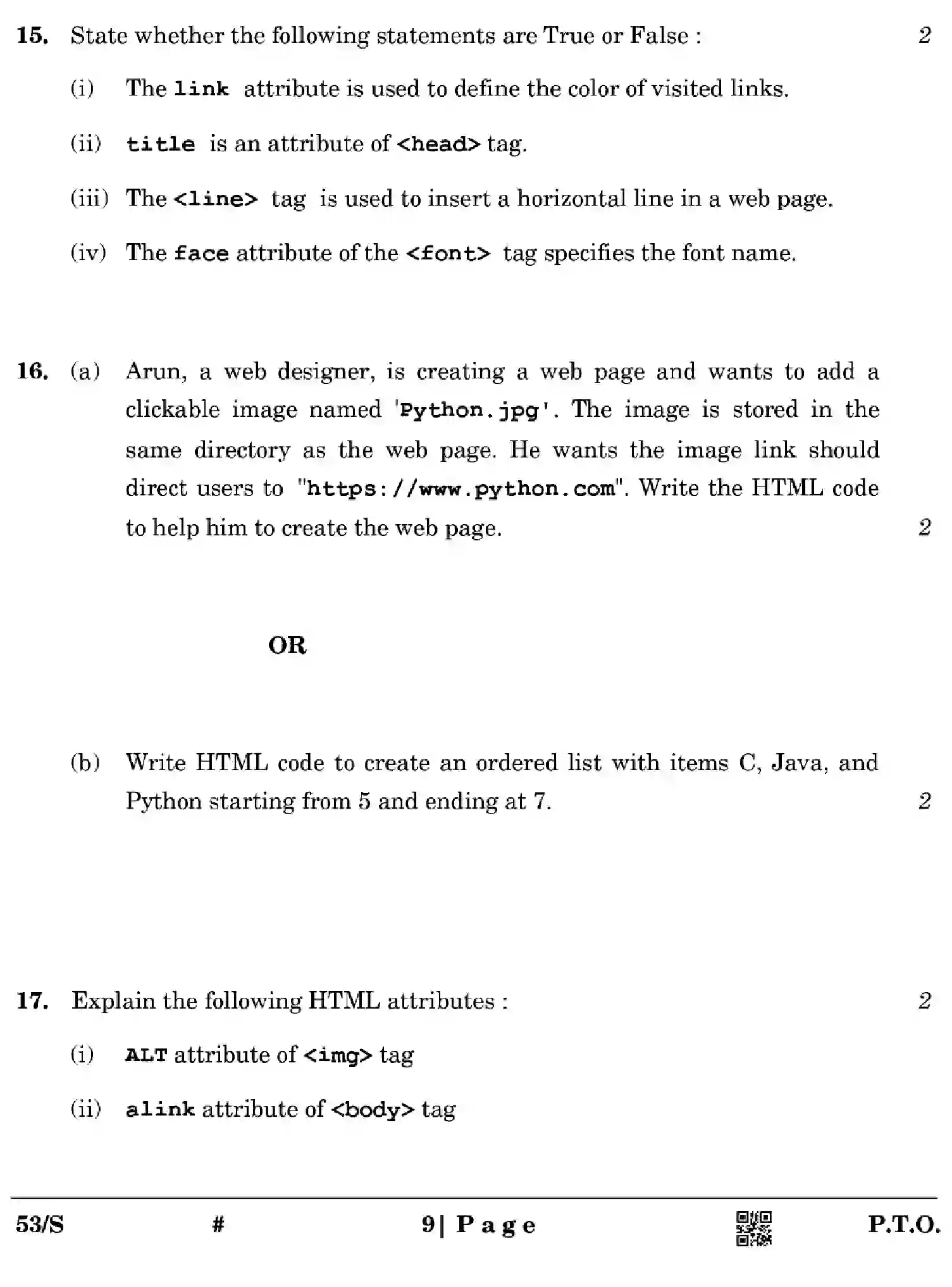 CBSE-Class-10-Previous-Year-Question-Papers-COMPUTER-APPLICATION-EFGH-S-SET-4-Page-9 Image