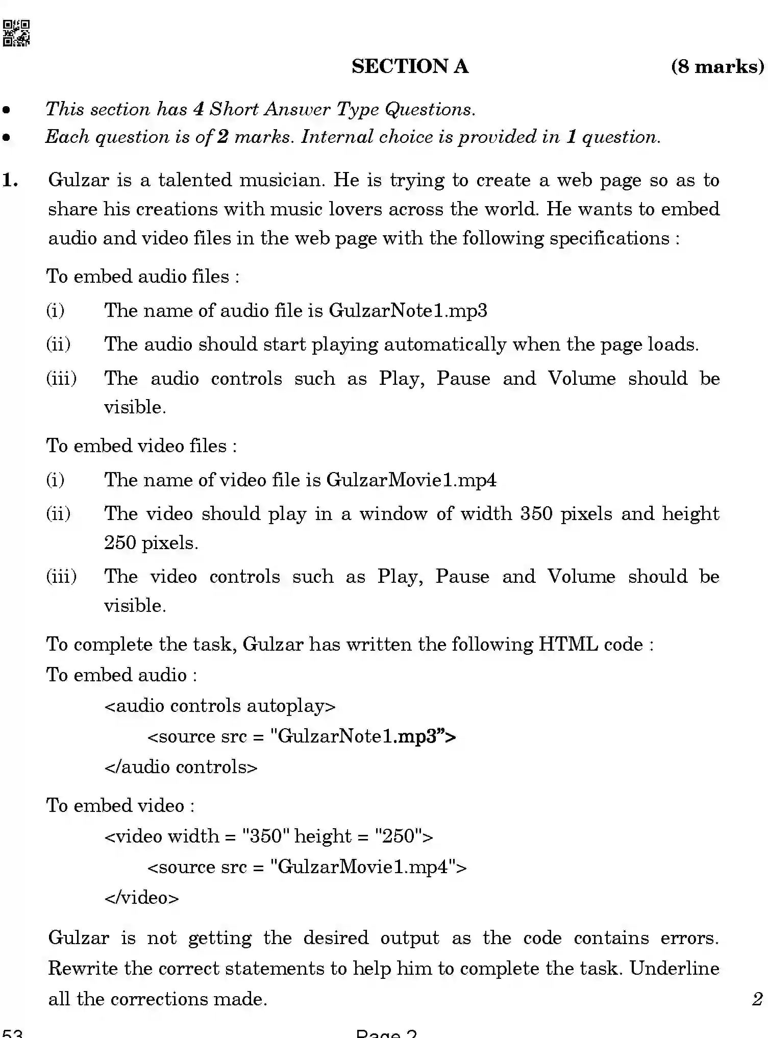 CBSE-Class-10-Previous-Year-Question-Papers-COMPUTER-APPLICATIONS-AQQA-SET-4-Page-2 Image