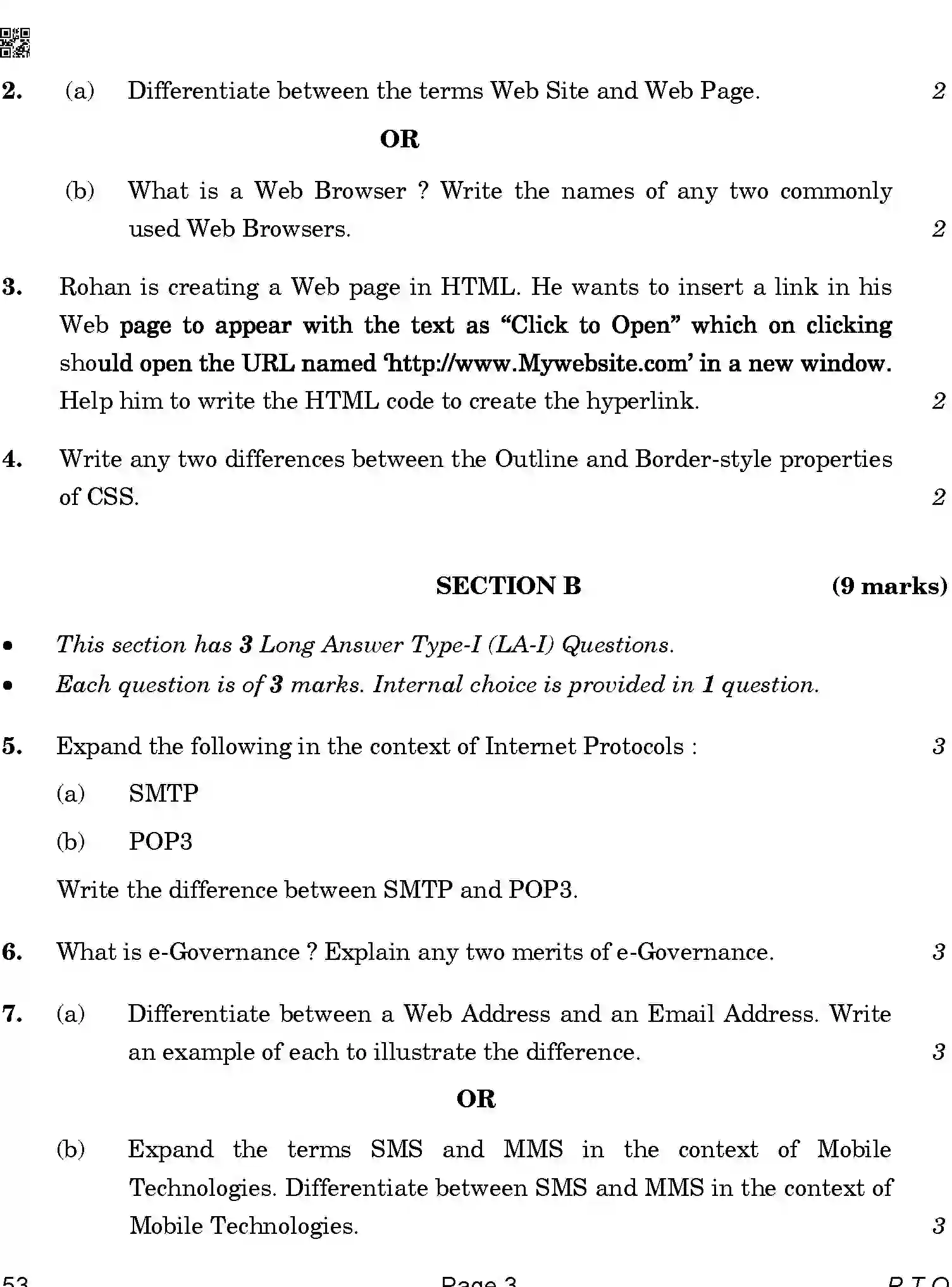 CBSE-Class-10-Previous-Year-Question-Papers-COMPUTER-APPLICATIONS-AQQA-SET-4-Page-3 Image