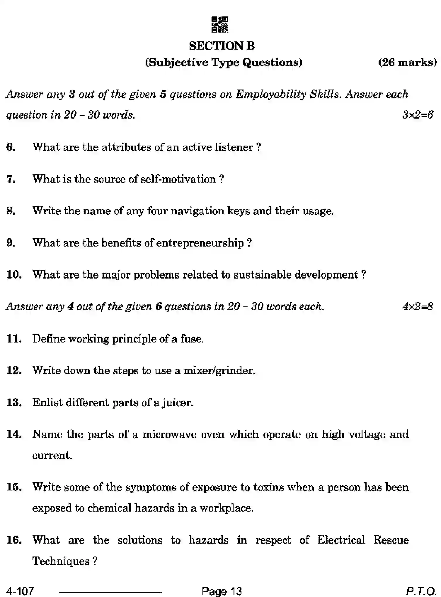 CBSE-Class-10-Previous-Year-Question-Papers-ELECTRONICS-AND-HARDWARE-CDBA-SET-4-Page-13 Image