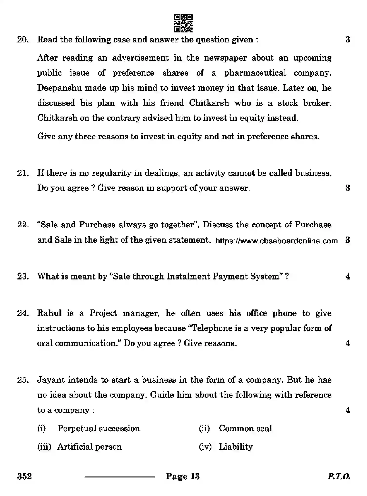 CBSE-Class-10-Previous-Year-Question-Papers-ELEMENTS-OF-BUSINESS-COMMERCE-CDBA-SET-A-Page-13 Image