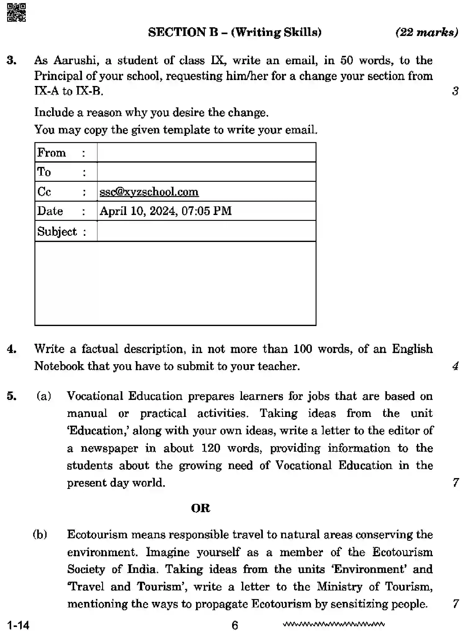 CBSE-Class-10-Previous-Year-Question-Papers-ENGLISH-COMMUNICATIVE-CDBA-SET-4-Page-6 Image