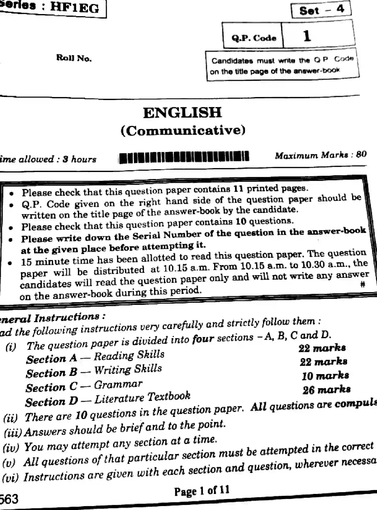 CBSE-Class-10-Previous-Year-Question-Papers-ENGLISH-COMMUNICATIVE-HF1EG-SET-4-Page-1 Image