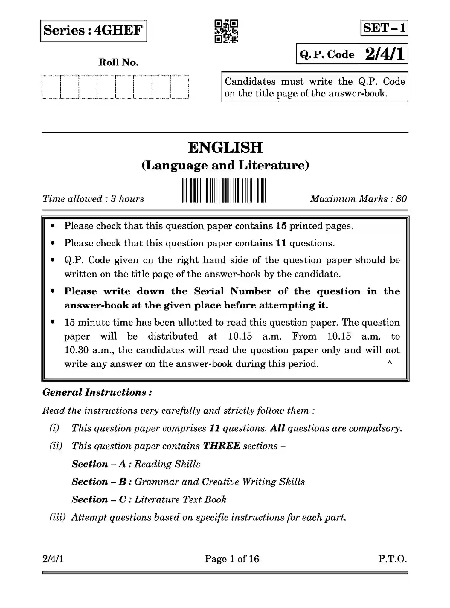 CBSE-Class-10-Previous-Year-Question-Papers-ENGLISH-LANGUAGE-AND-LITERATURE-4GHEF-SET-1-Page-1 Image