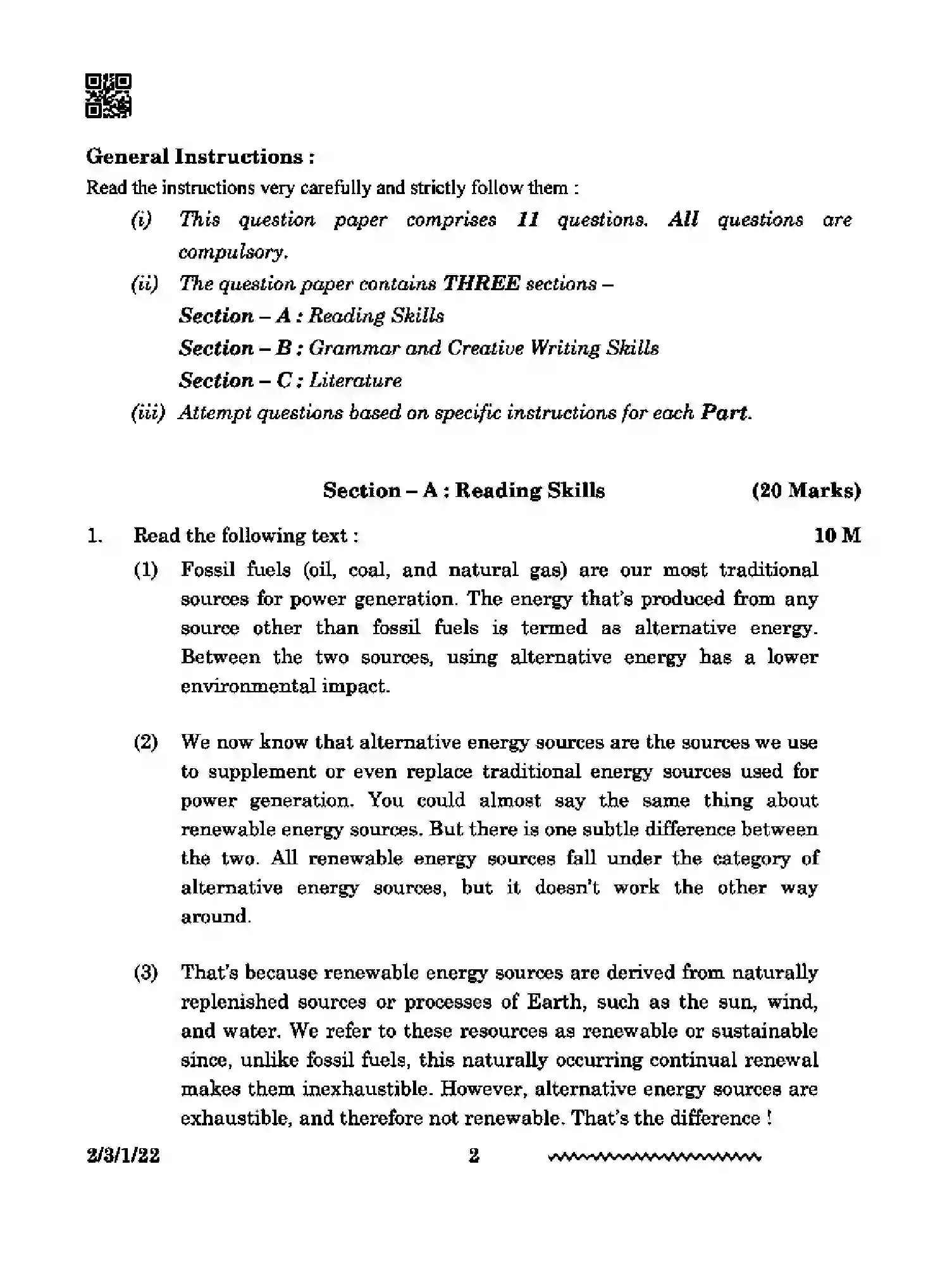 CBSE-Class-10-Previous-Year-Question-Papers-ENGLISH-LANGUAGE-AND-LITERATURE-A1DBB-3-SET-1-Page-2 Image