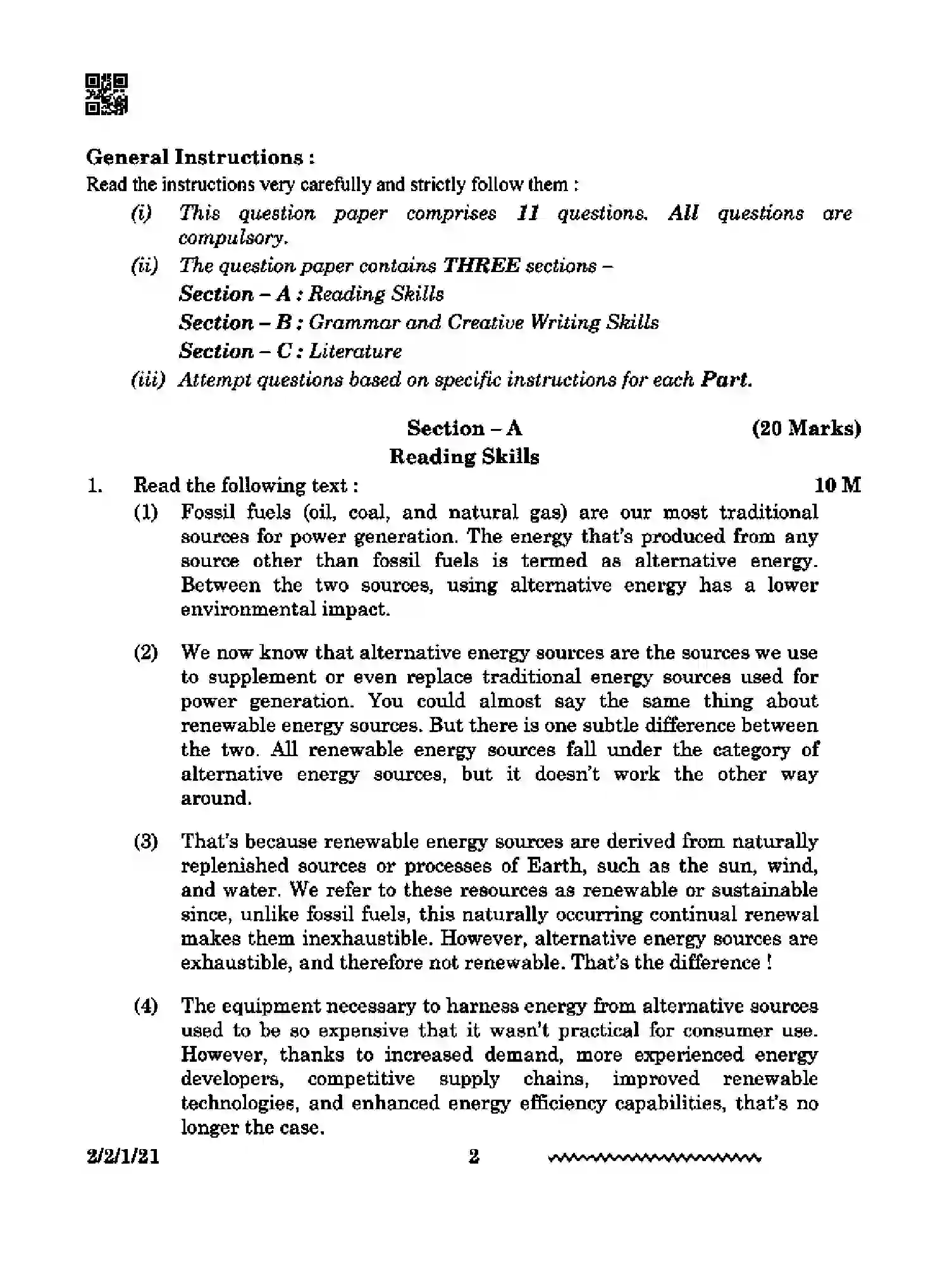 CBSE-Class-10-Previous-Year-Question-Papers-ENGLISH-LANGUAGE-AND-LITERATURE-BADC2-2-SET-1-Page-2 Image