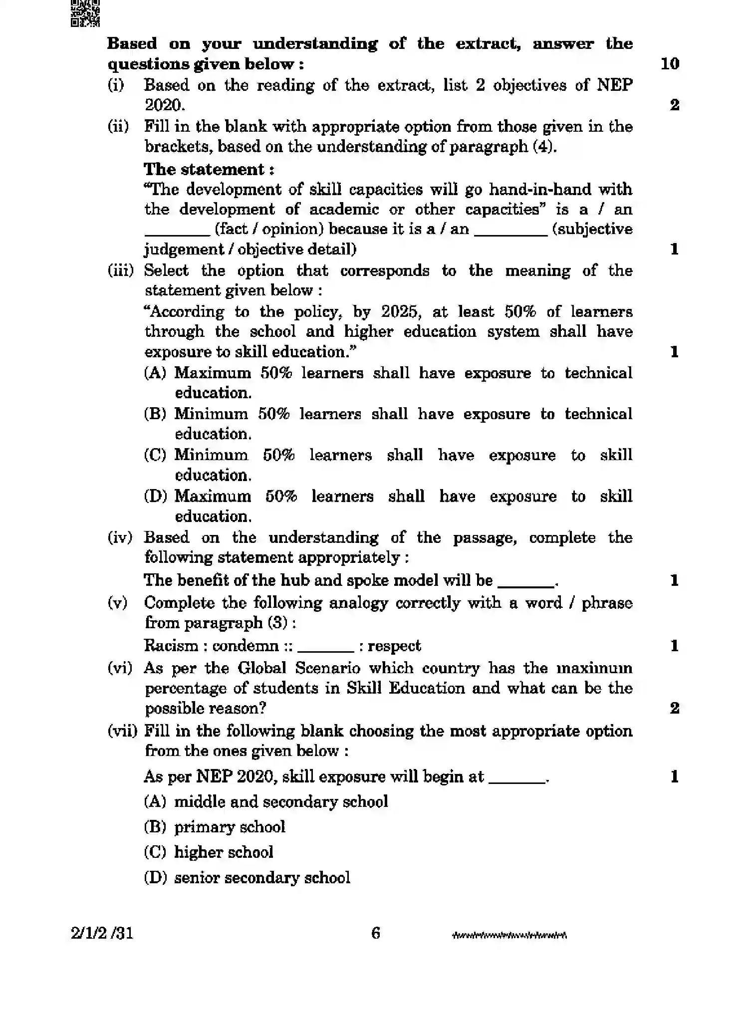 CBSE-Class-10-Previous-Year-Question-Papers-ENGLISH-LANGUAGE-AND-LITERATURE-DDCC3-1-SET-2-Page-6 Image