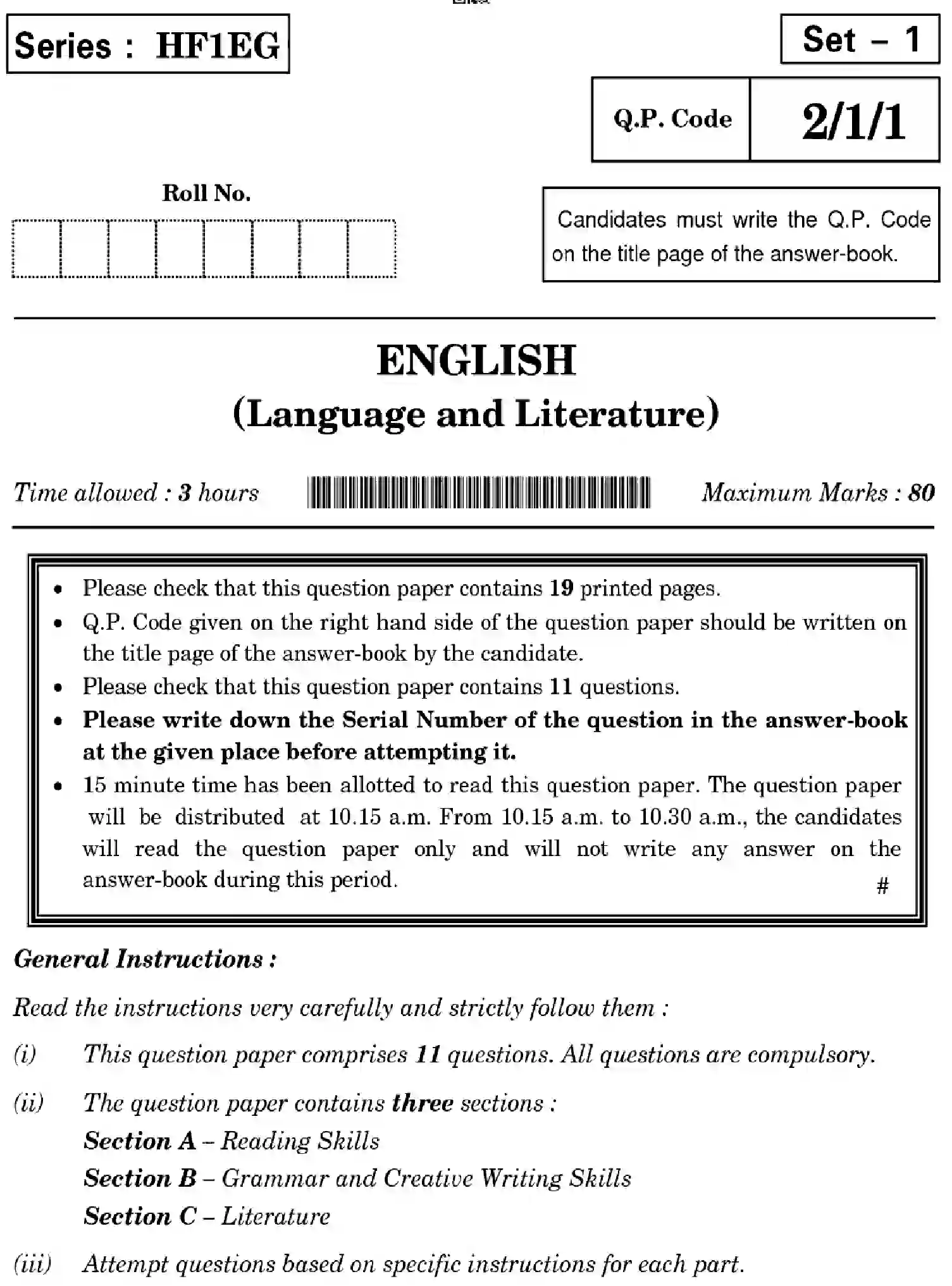 CBSE-Class-10-Previous-Year-Question-Papers-ENGLISH-LANGUAGE-AND-LITERATURE-HF1EG-SET-1-Page-1 Image