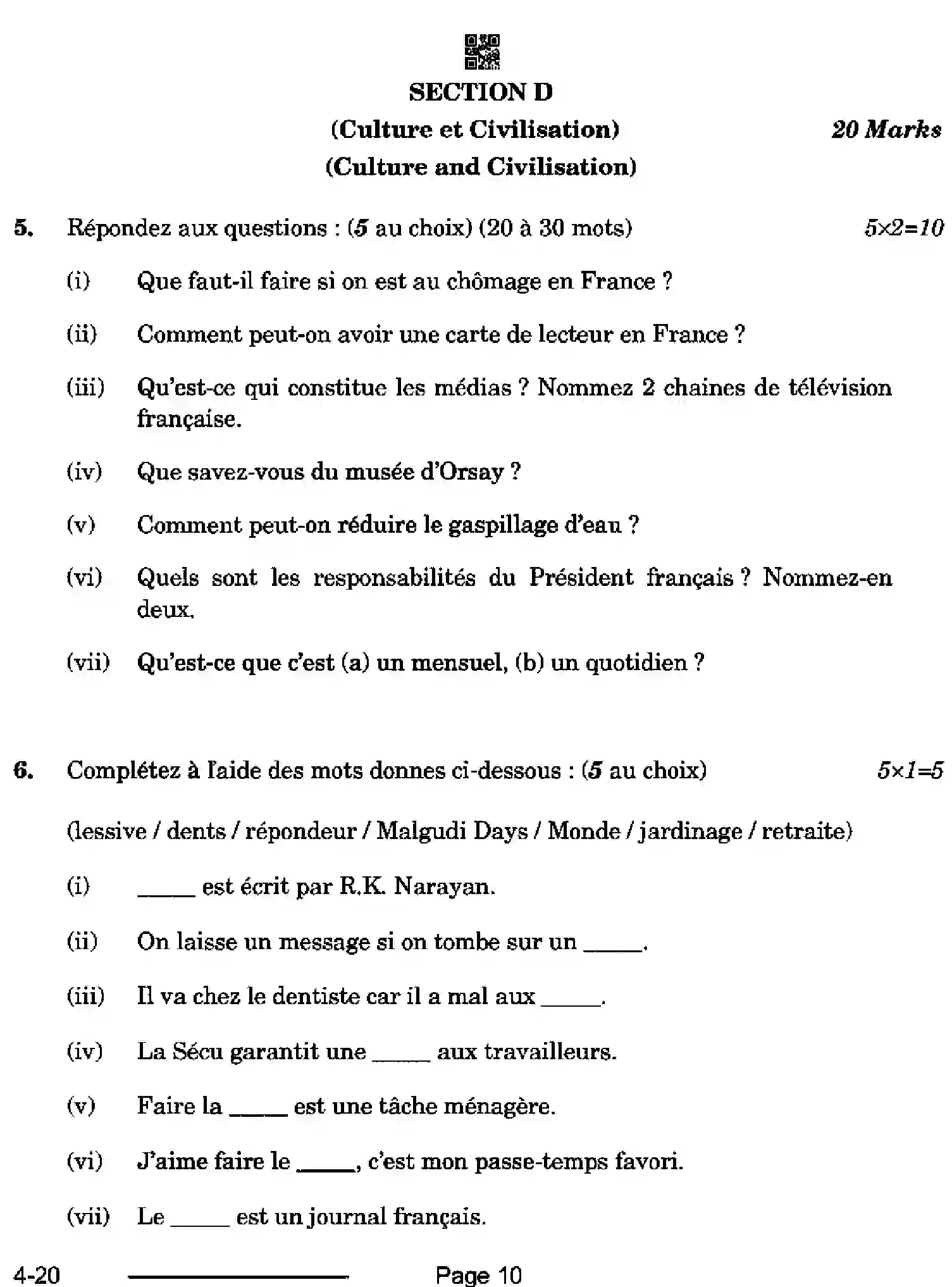 CBSE-Class-10-Previous-Year-Question-Papers-FRENCH-CDBA-SET-4-Page-10 Image