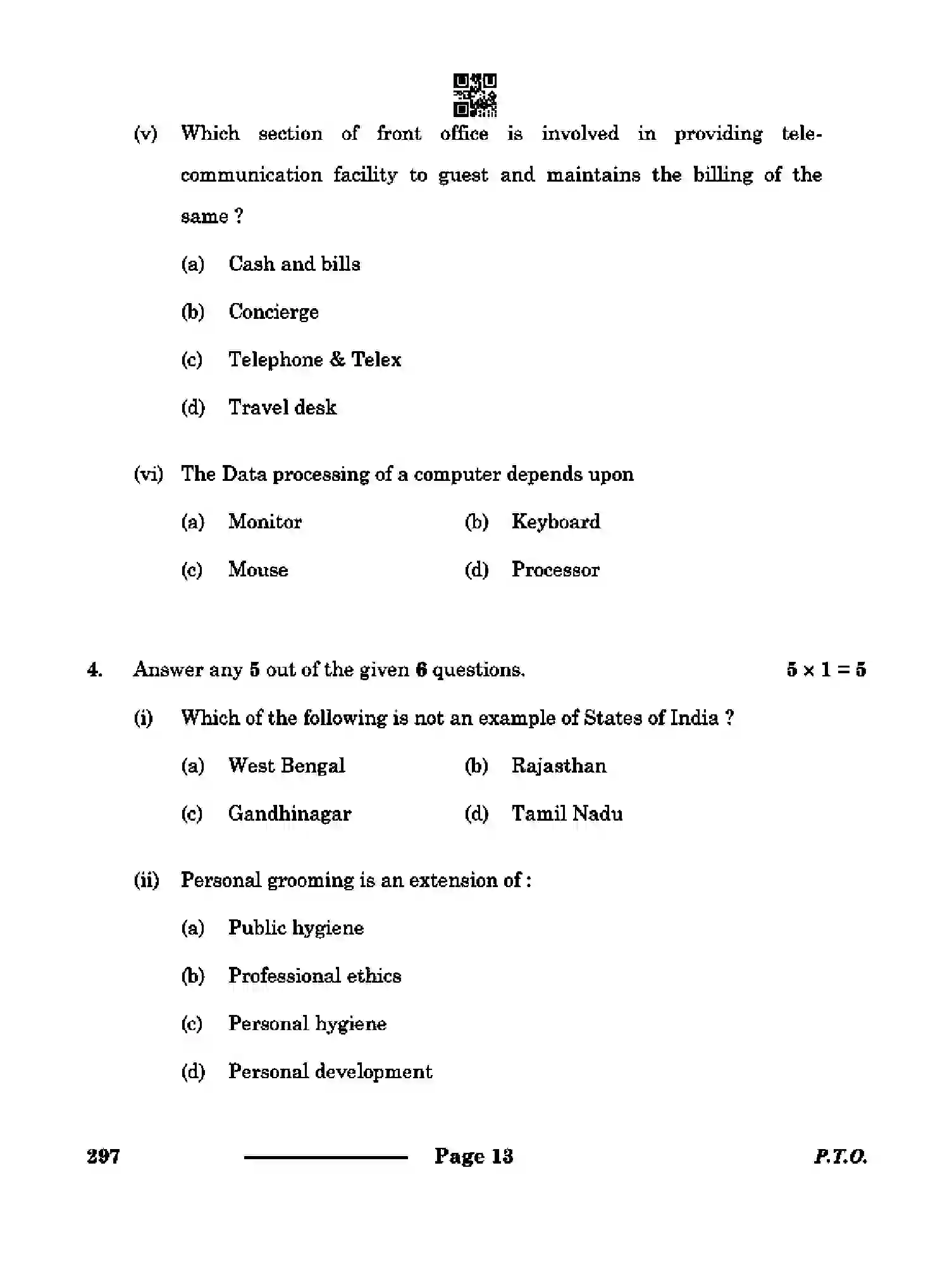 CBSE-Class-10-Previous-Year-Question-Papers-FRONT-OFFICE-OPERATIONS-CDBA-SET-4-Page-13 Image