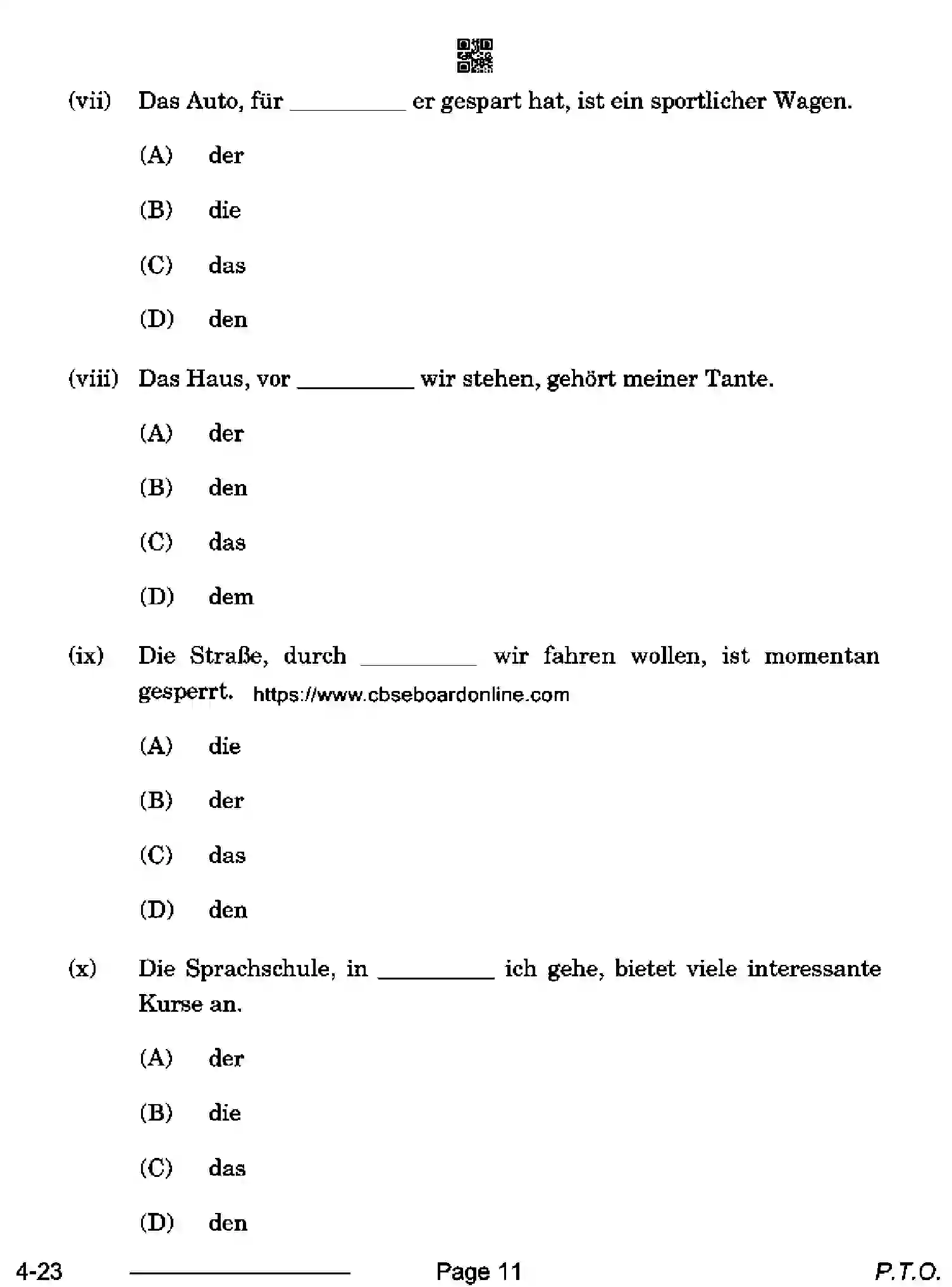 CBSE-Class-10-Previous-Year-Question-Papers-GERMAN-CDBA-SET-4-Page-11 Image