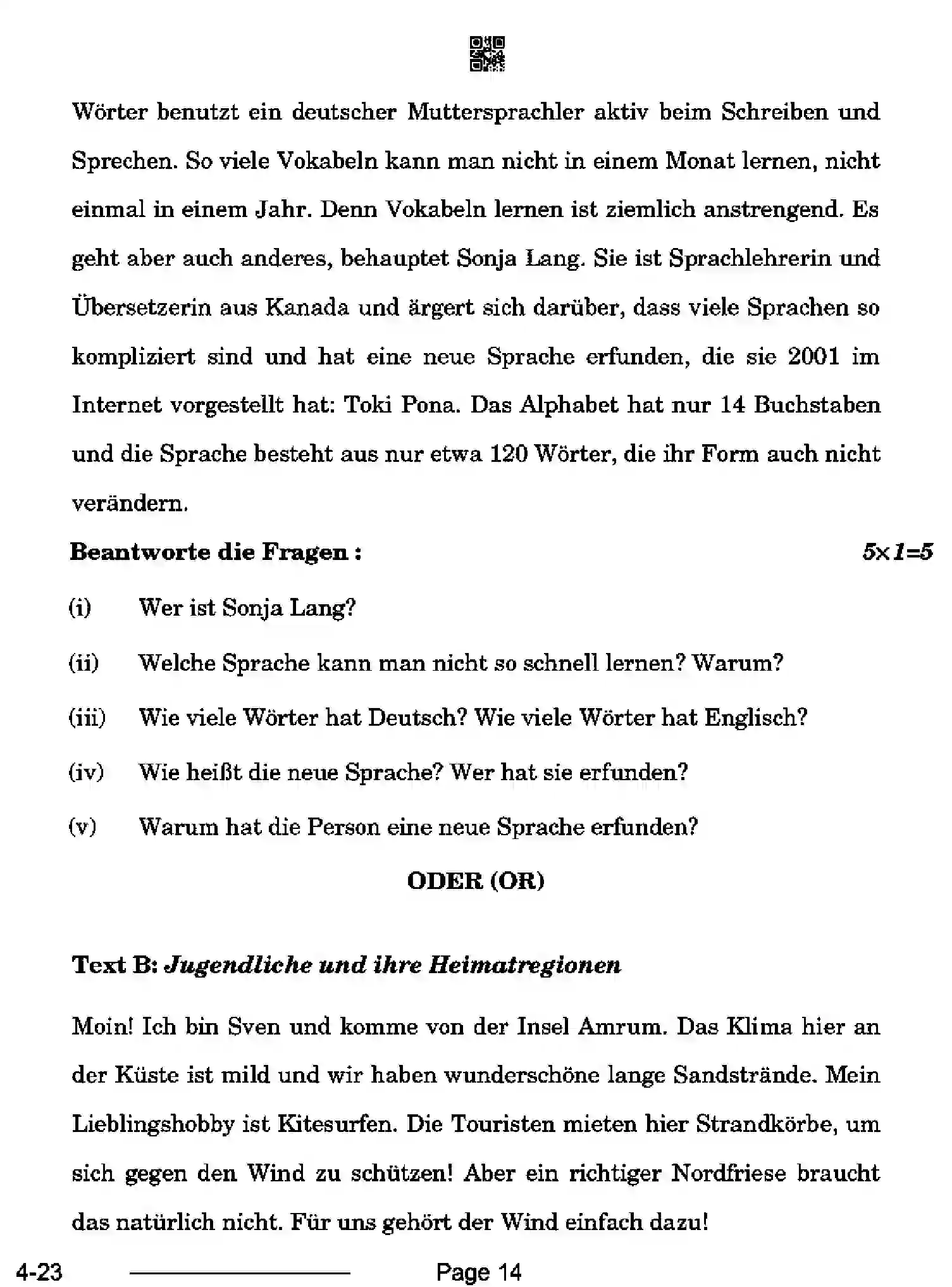 CBSE-Class-10-Previous-Year-Question-Papers-GERMAN-CDBA-SET-4-Page-14 Image