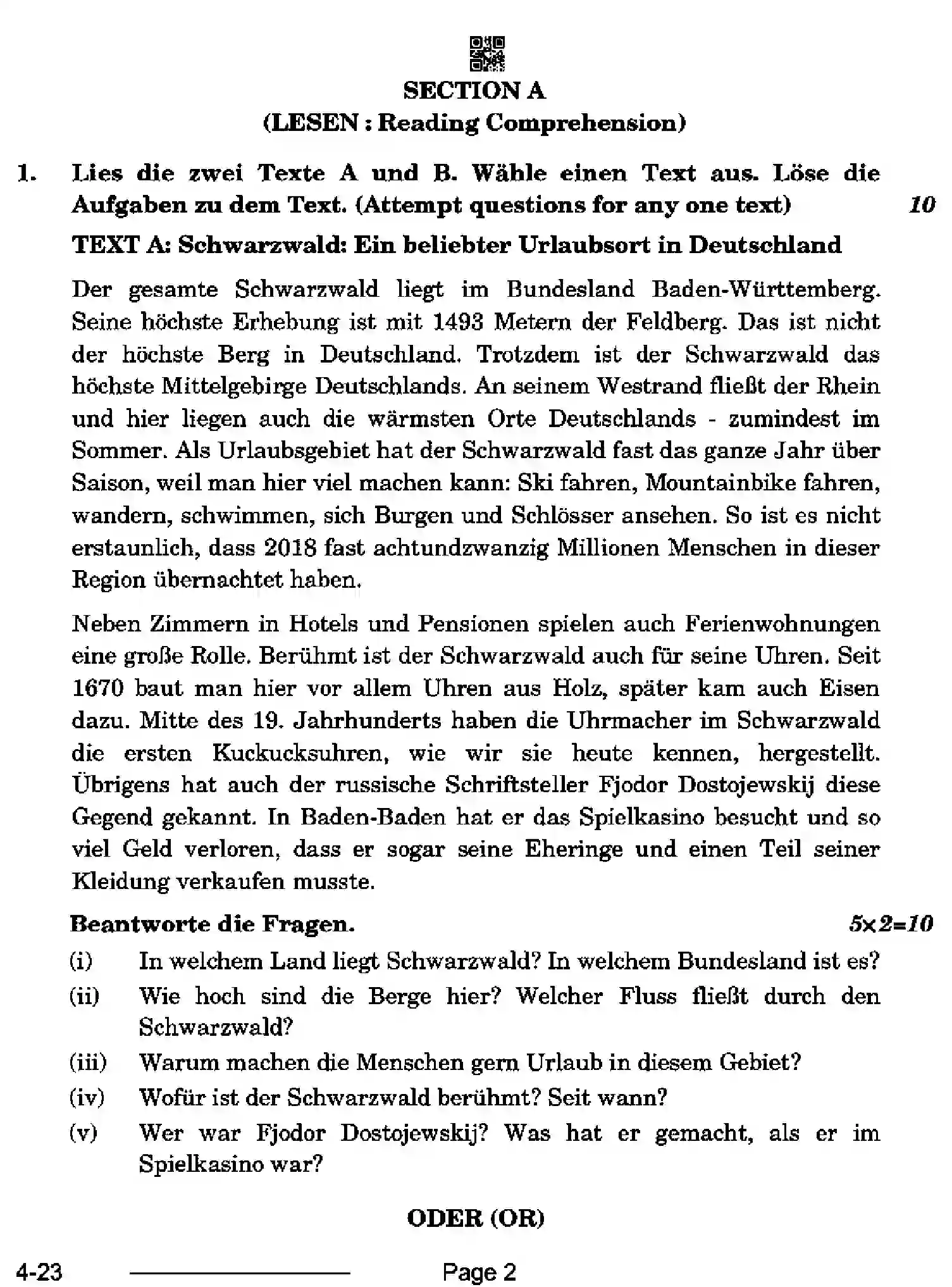 CBSE-Class-10-Previous-Year-Question-Papers-GERMAN-CDBA-SET-4-Page-2 Image