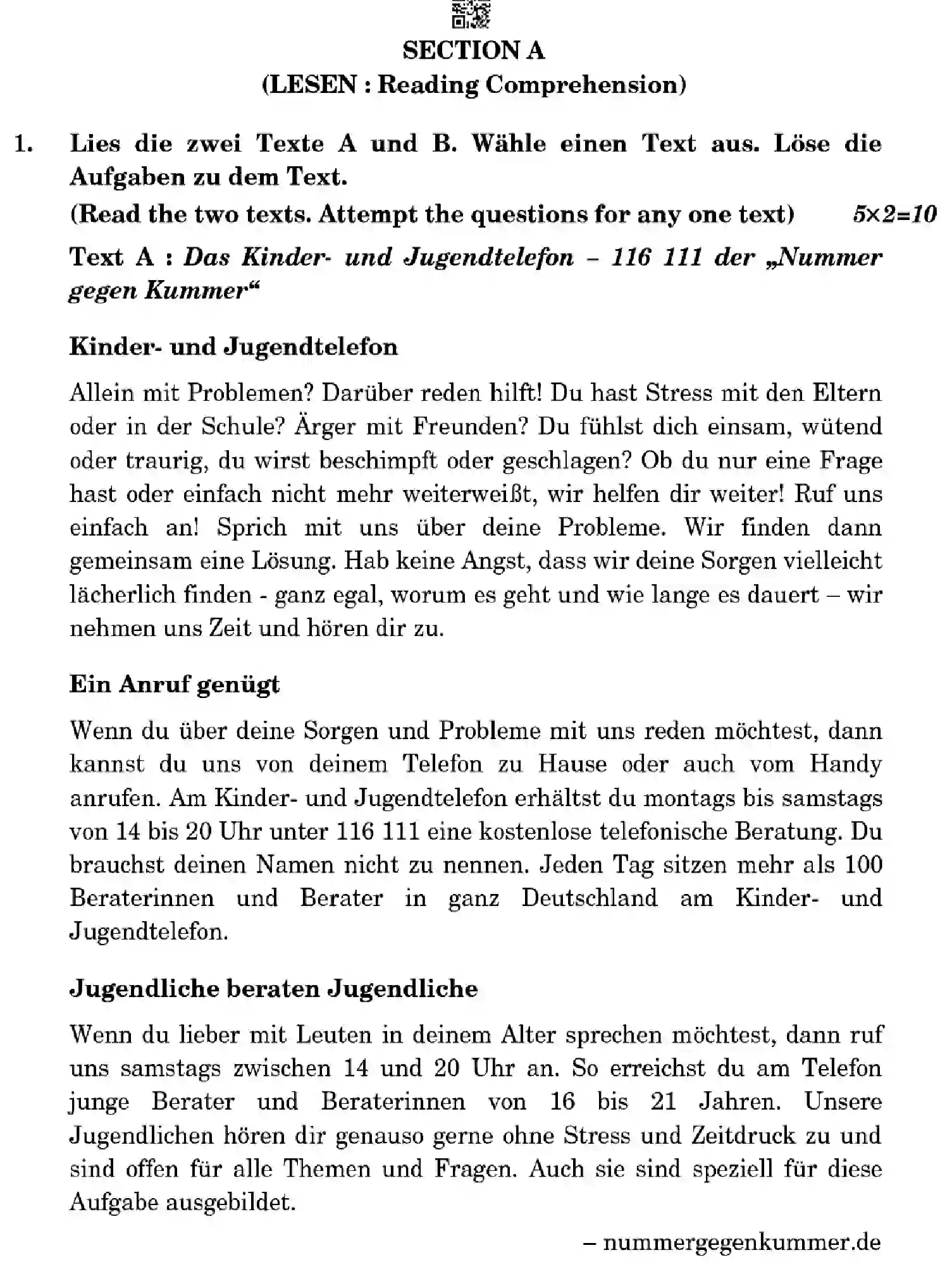 CBSE-Class-10-Previous-Year-Question-Papers-GERMAN-HF1EG-SET-4-Page-2 Image