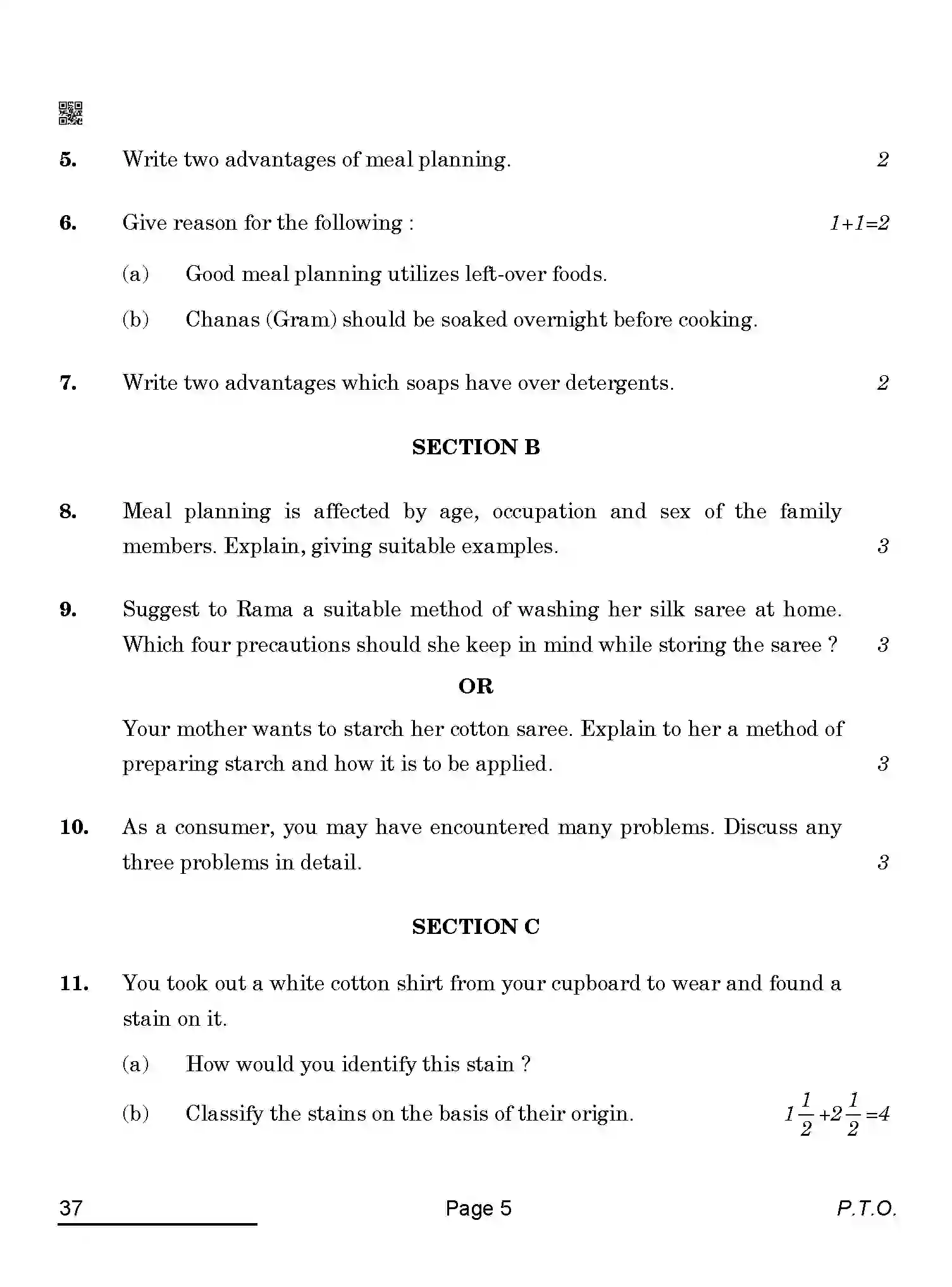 CBSE-Class-10-Previous-Year-Question-Papers-HOME-SCIENCE-AQQA-SET-4-Page-5 Image