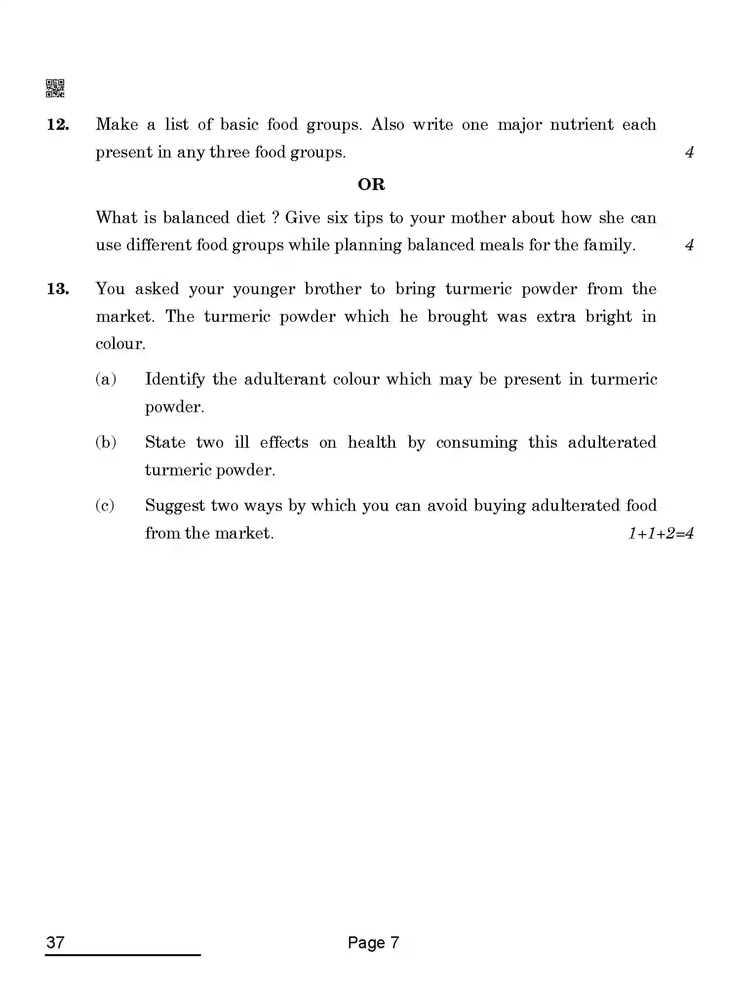 CBSE-Class-10-Previous-Year-Question-Papers-HOME-SCIENCE-AQQA-SET-4-Page-7 Image