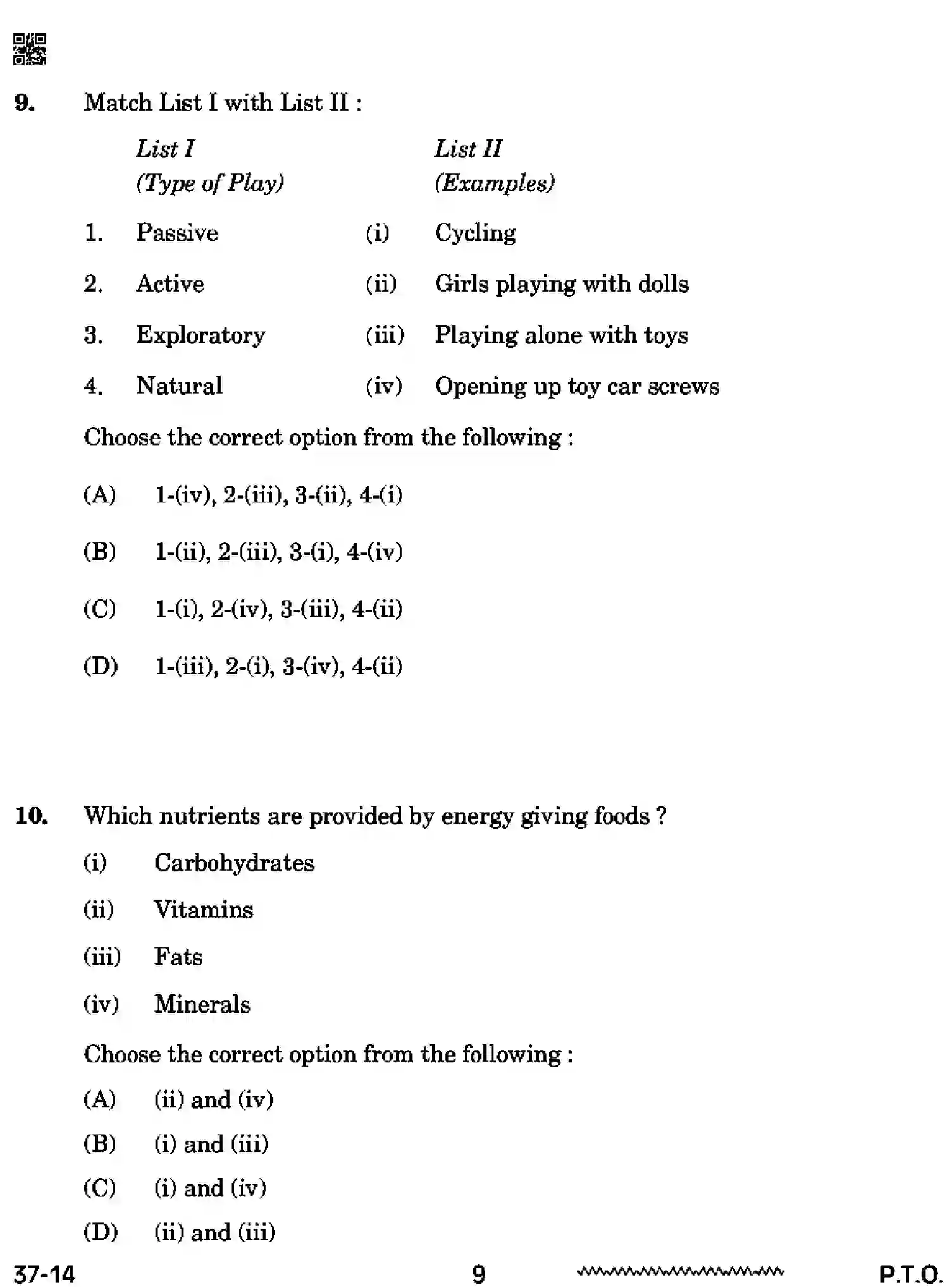 CBSE-Class-10-Previous-Year-Question-Papers-HOME-SCIENCE-CDBA-SET-4-Page-9 Image
