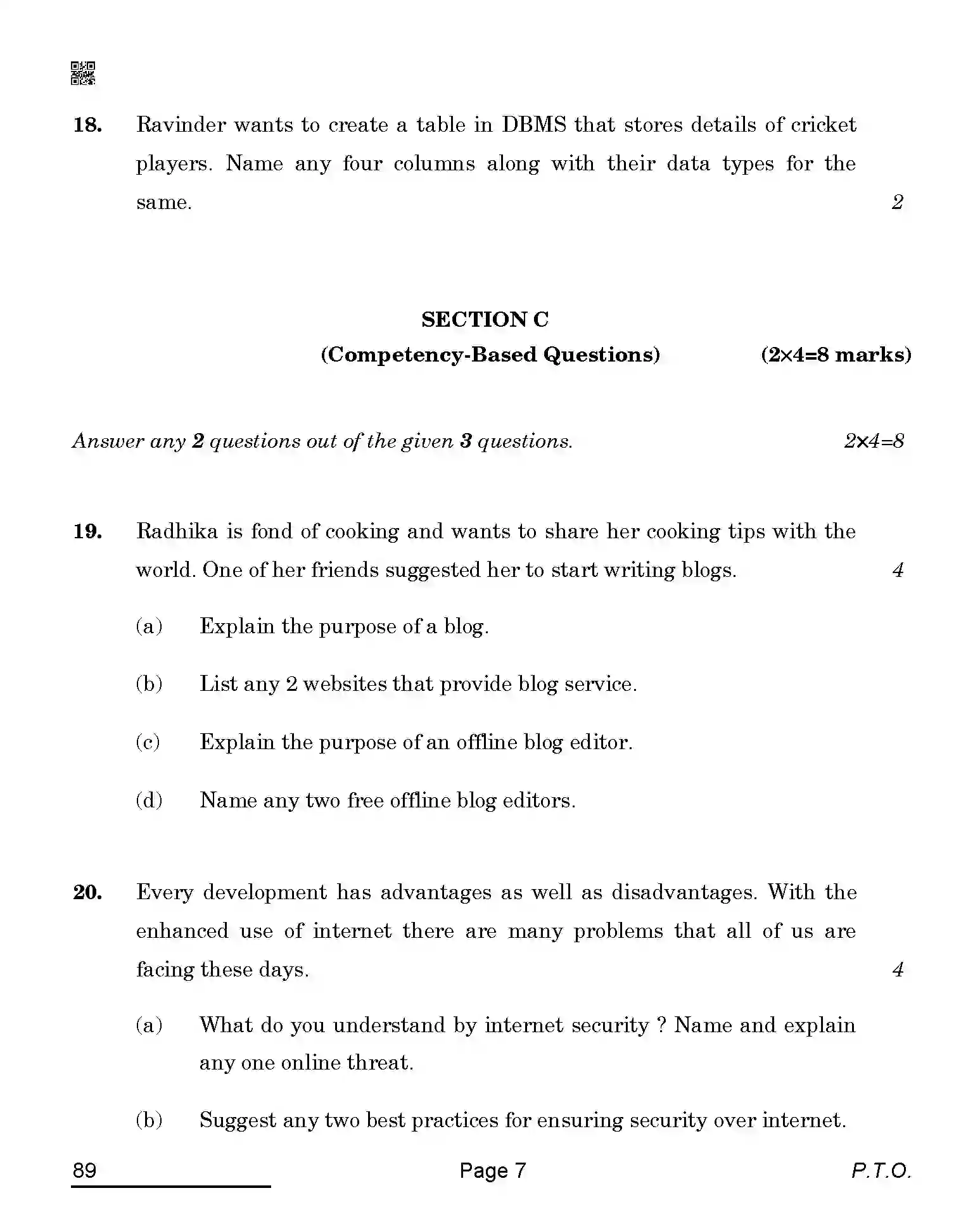 CBSE-Class-10-Previous-Year-Question-Papers-INFORMATION-TECHNOLOGY-AQQA-C-SET-4-COMP-Page-7 Image
