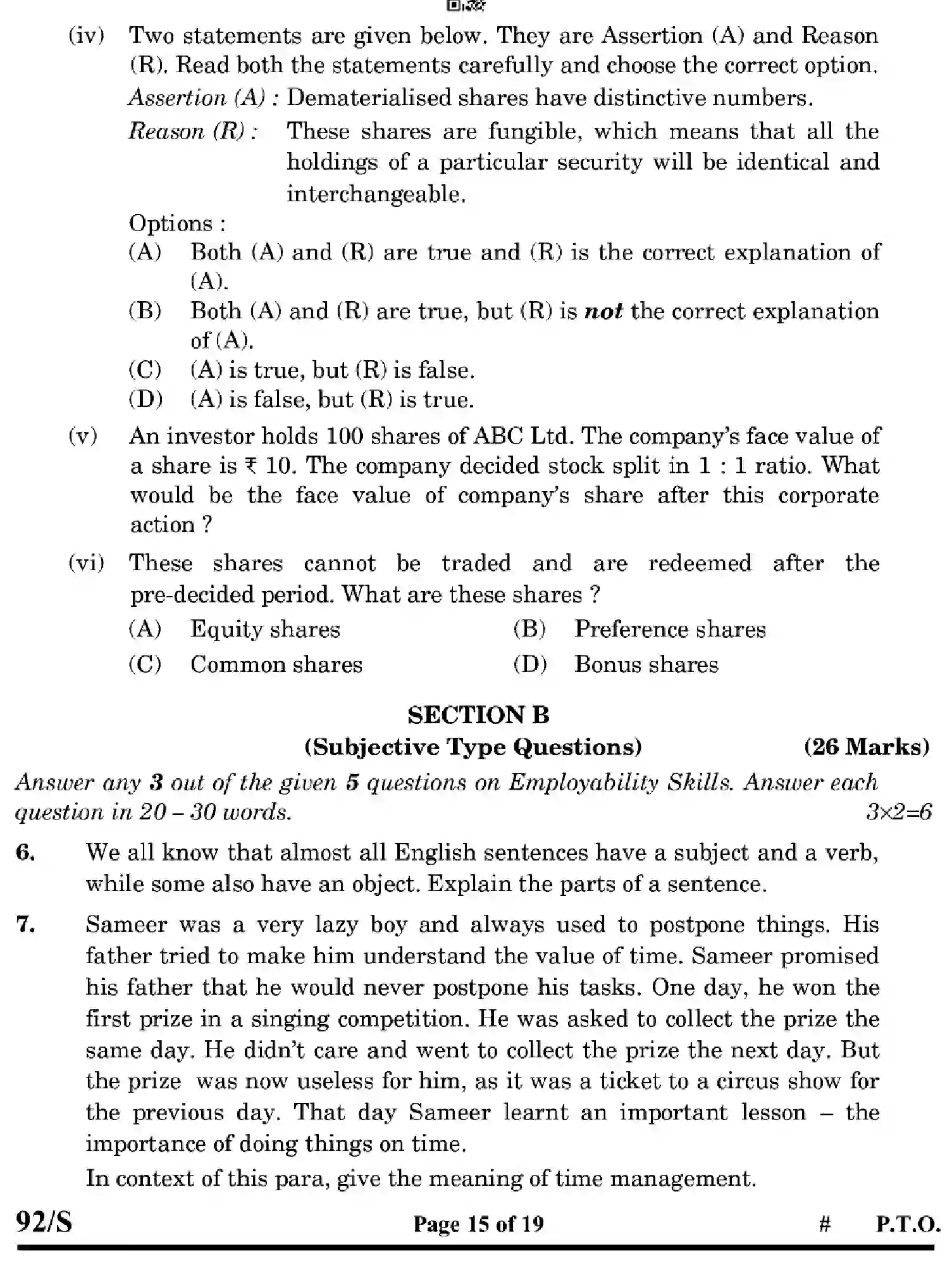 CBSE-Class-10-Previous-Year-Question-Papers-INTRODUCTION-TO-FINANCIAL-MARKETS-EFGH-S-SET-4-Page-15 Image