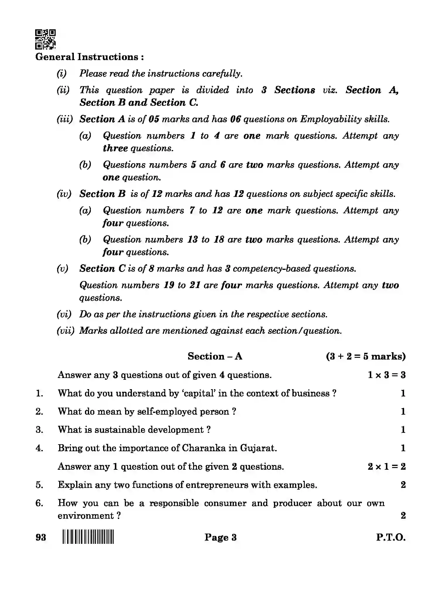CBSE-Class-10-Previous-Year-Question-Papers-INTRODUCTION-TO-TOURISM-QAA-SET-4-Page-3 Image