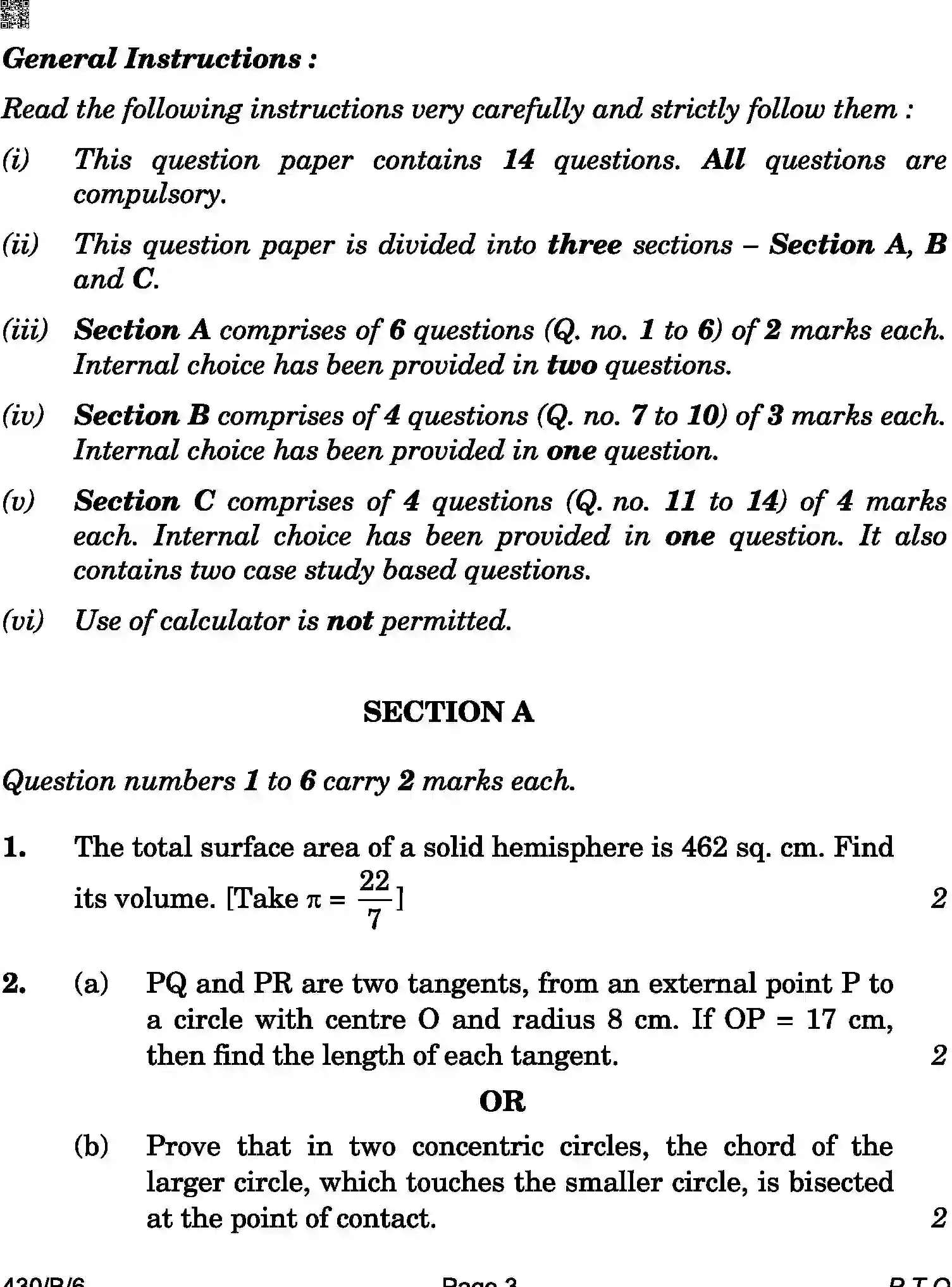 CBSE-Class-10-Previous-Year-Question-Papers-MATHEMATICS-BASIC-AQQA-C-SET-6-BLIND-COMP-Page-3 Image