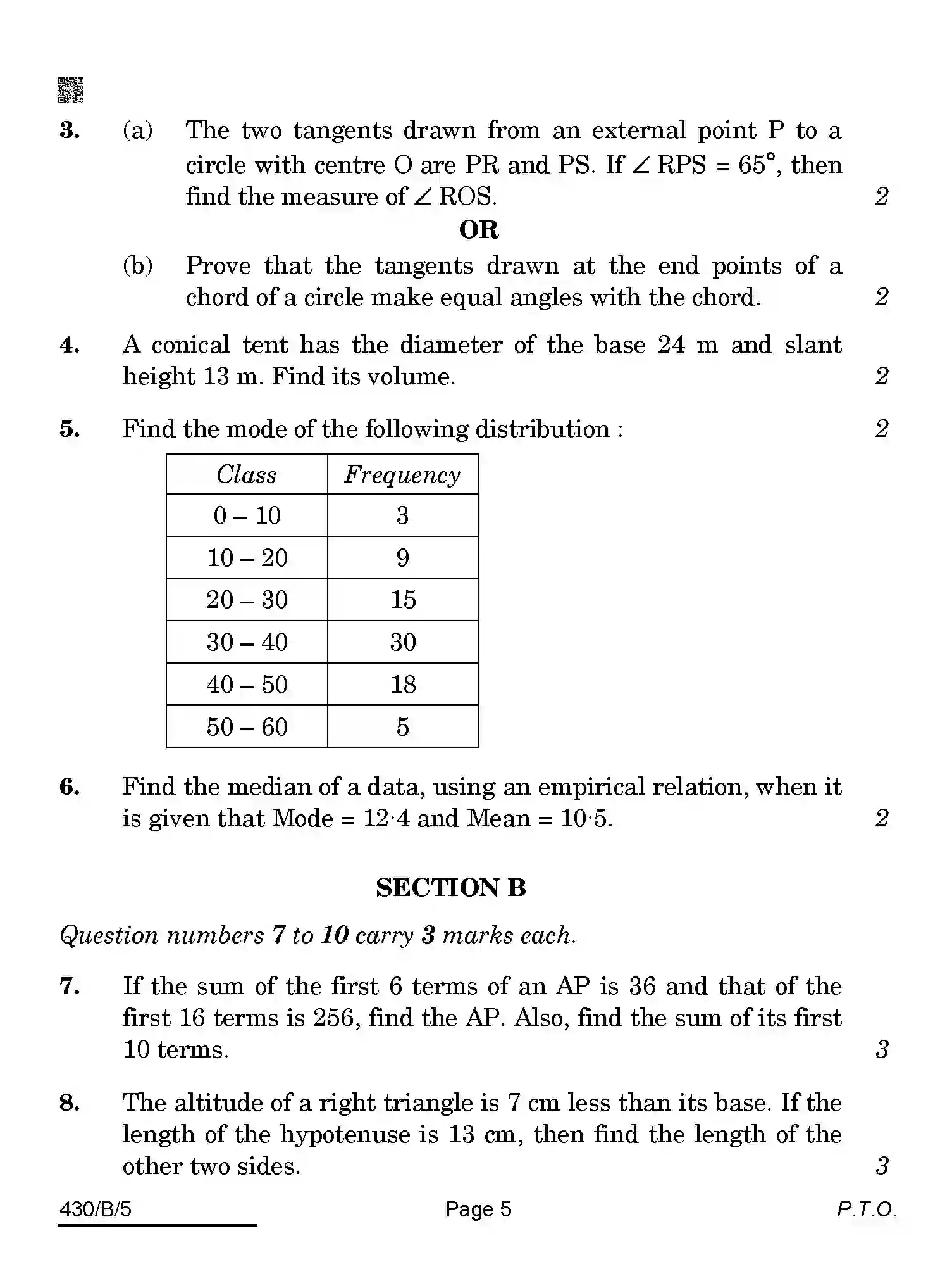 CBSE-Class-10-Previous-Year-Question-Papers-MATHEMATICS-BASIC-AQQA-SET-5-BLIND-Page-5 Image