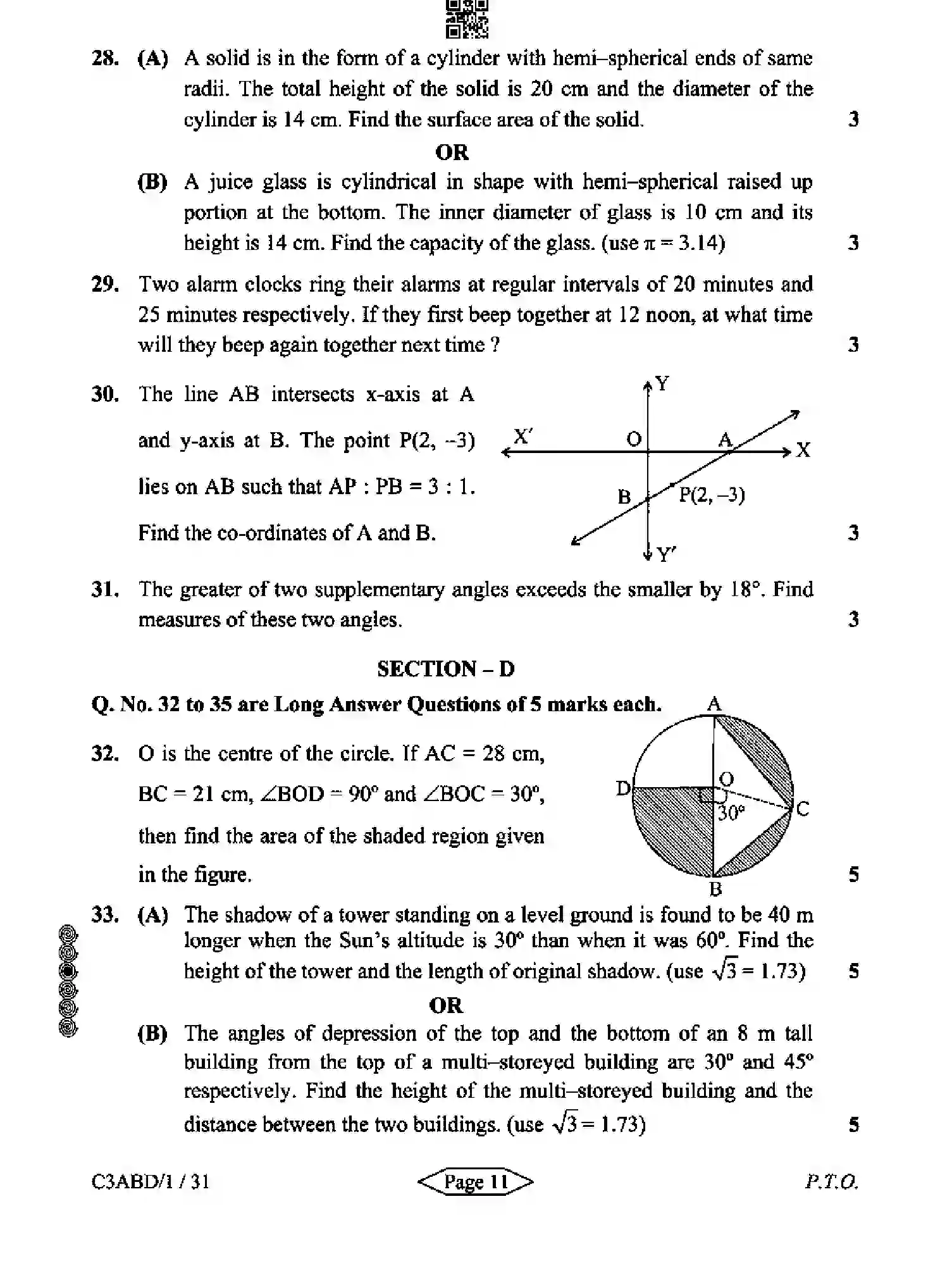 CBSE-Class-10-Previous-Year-Question-Papers-MATHEMATICS-BASIC-C3ABD-1-SET-2-Page-11 Image