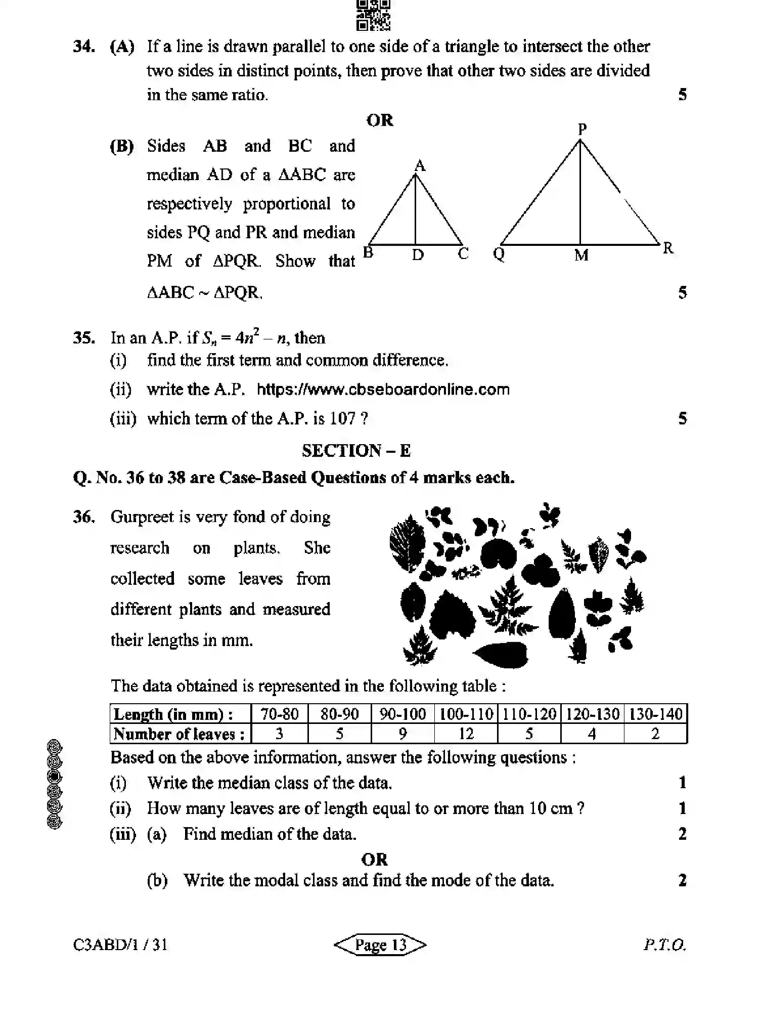 CBSE-Class-10-Previous-Year-Question-Papers-MATHEMATICS-BASIC-C3ABD-1-SET-2-Page-13 Image
