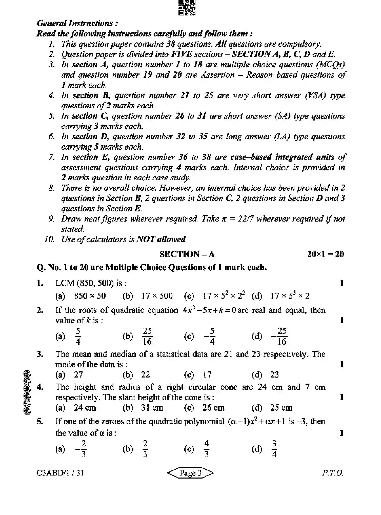 CBSE-Class-10-Previous-Year-Question-Papers-MATHEMATICS-BASIC-C3ABD-1-SET-2-Page-3 Image