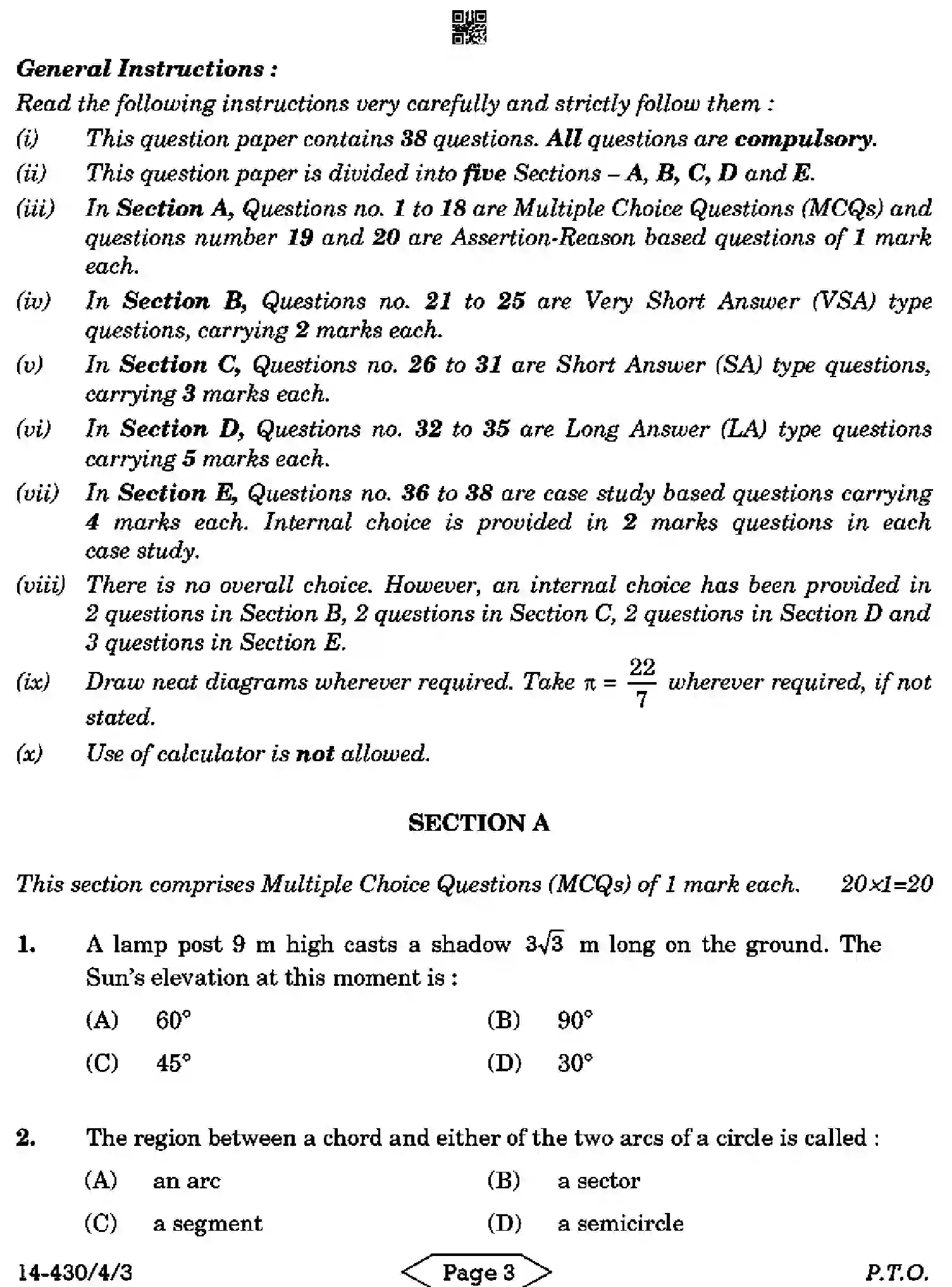 CBSE-Class-10-Previous-Year-Question-Papers-MATHEMATICS-BASIC-C4ABD-4-SET-3-Page-3 Image