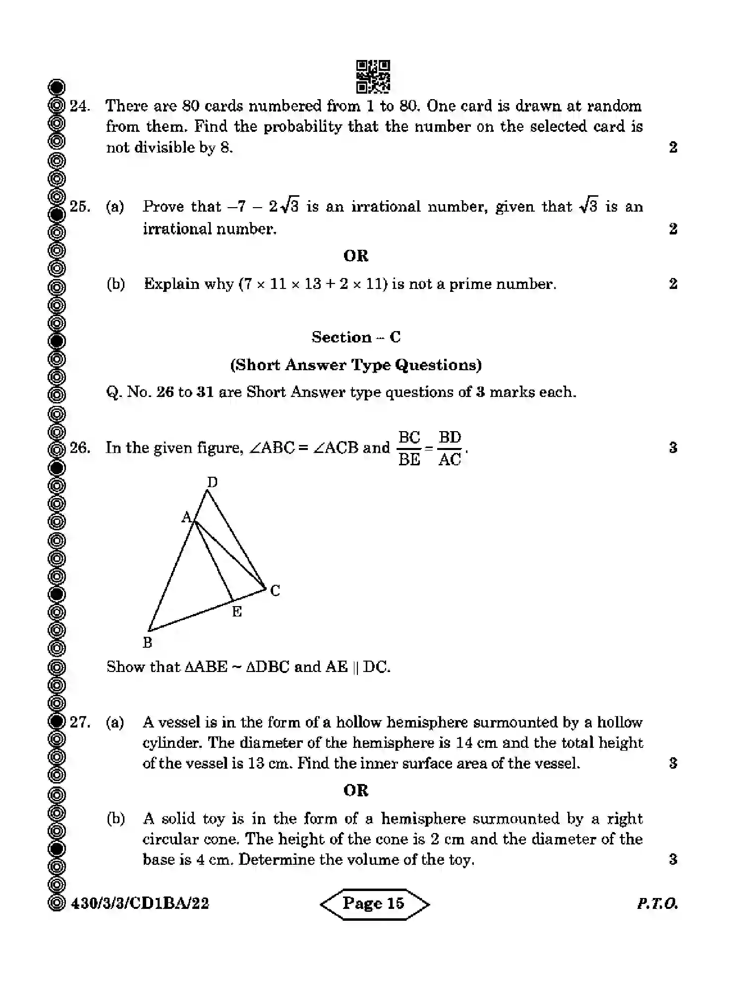 CBSE-Class-10-Previous-Year-Question-Papers-MATHEMATICS-BASIC-CD1BA-3-SET-3-Page-15 Image