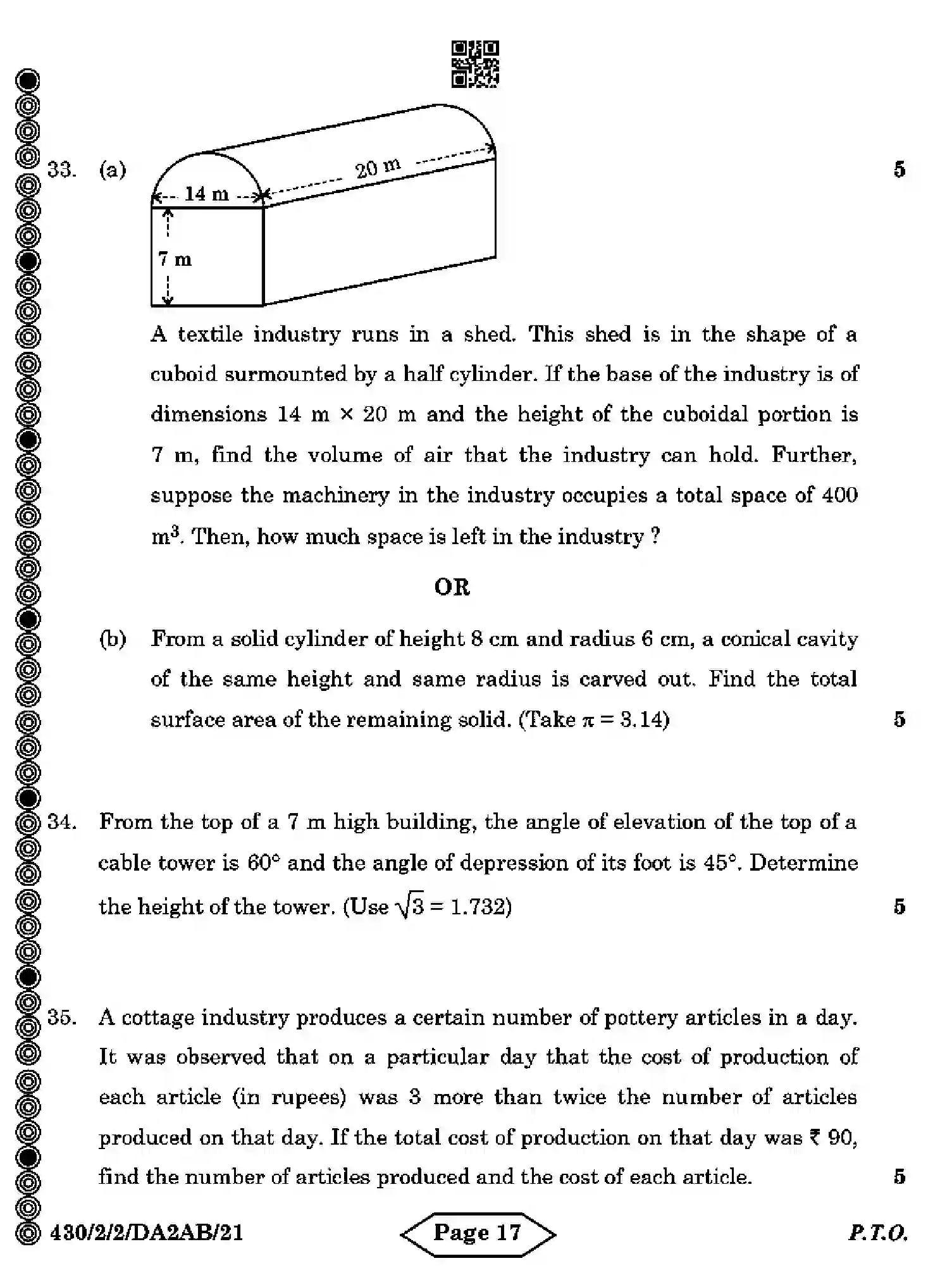 CBSE-Class-10-Previous-Year-Question-Papers-MATHEMATICS-BASIC-DA2AB-2-SET-2-Page-17 Image