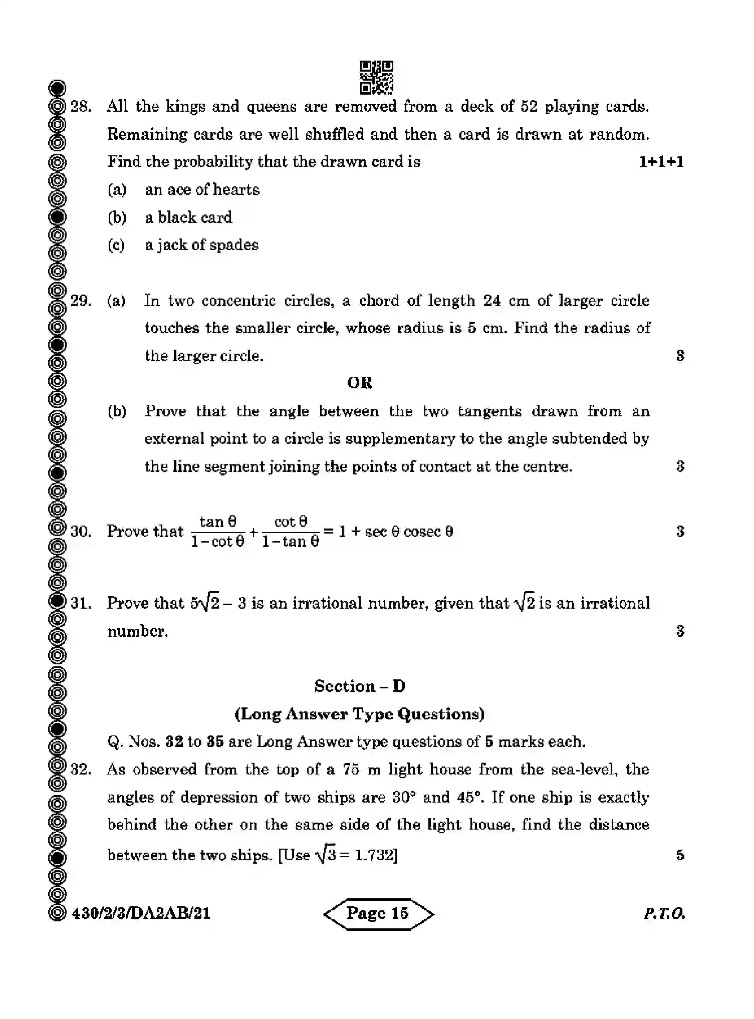 CBSE-Class-10-Previous-Year-Question-Papers-MATHEMATICS-BASIC-DA2AB-2-SET-3-Page-15 Image